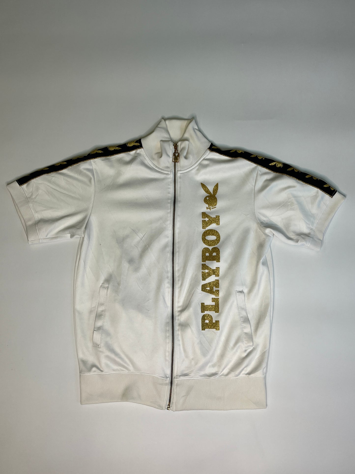 PLAYBOY SHORTSLEEVE ZIPPER (M)