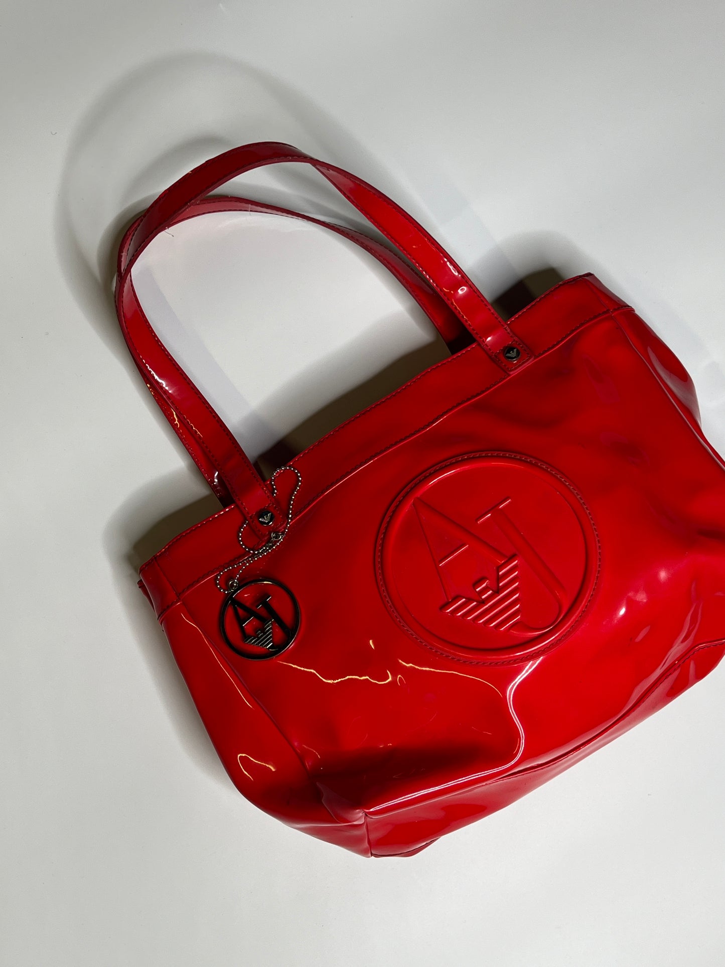 RED ARMANI PURSE