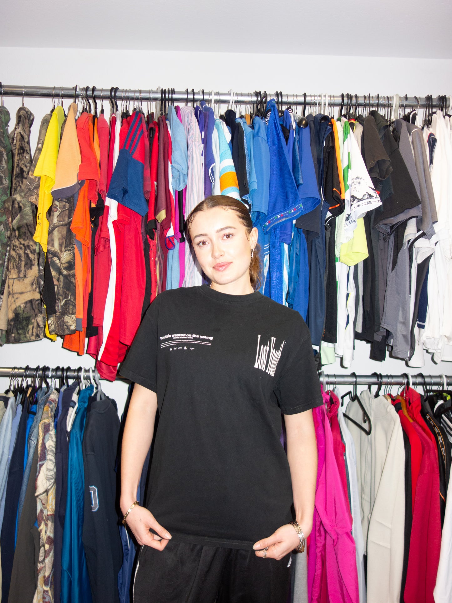 BLACK T-SHIRT LOST YOUTH (M)