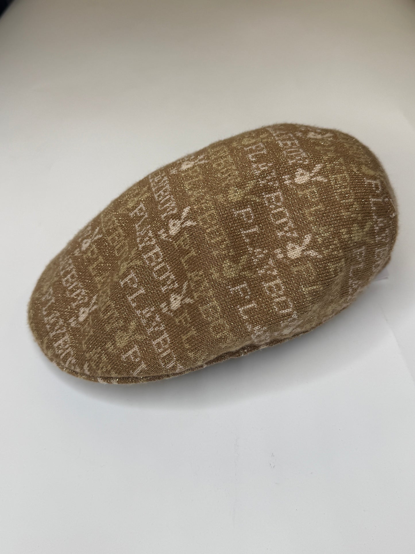 PLAYBOY GOLD GLITTER VINTAGE FLAT CAP