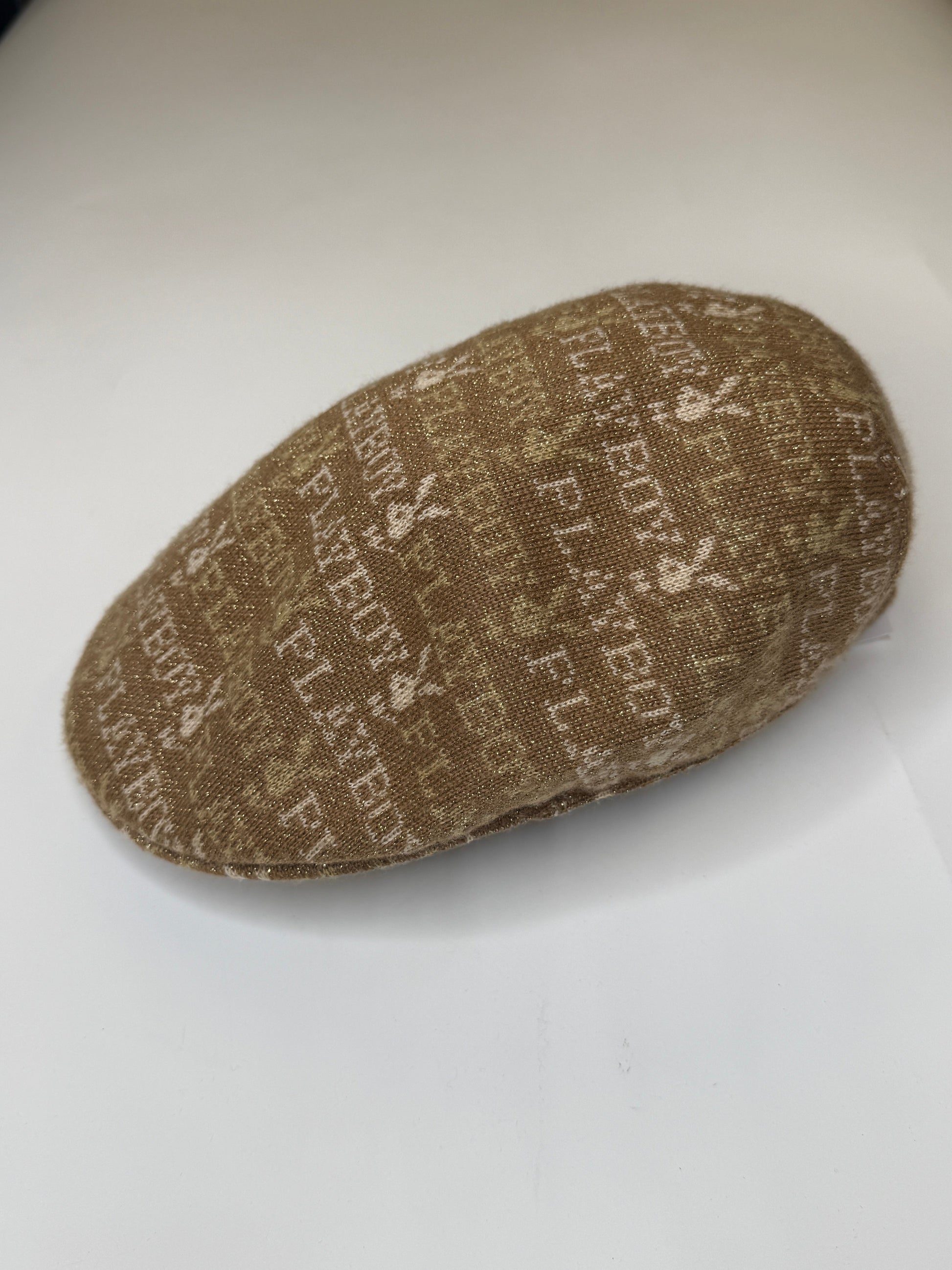 PLAYBOY GOLD GLITTER VINTAGE FLAT CAP