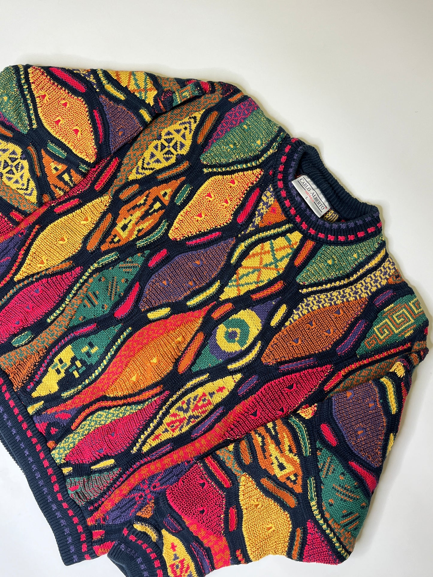 ORIGINAL CARLO ALBERTO AUSTRALIA COOGIE STYLE SWEATER (L)