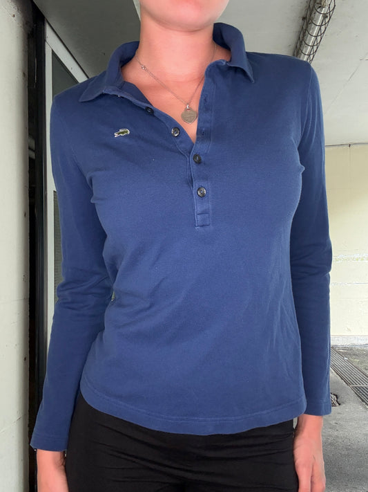 LACOSTE VINTAGE LONG SLEEVE PIQUE POLO