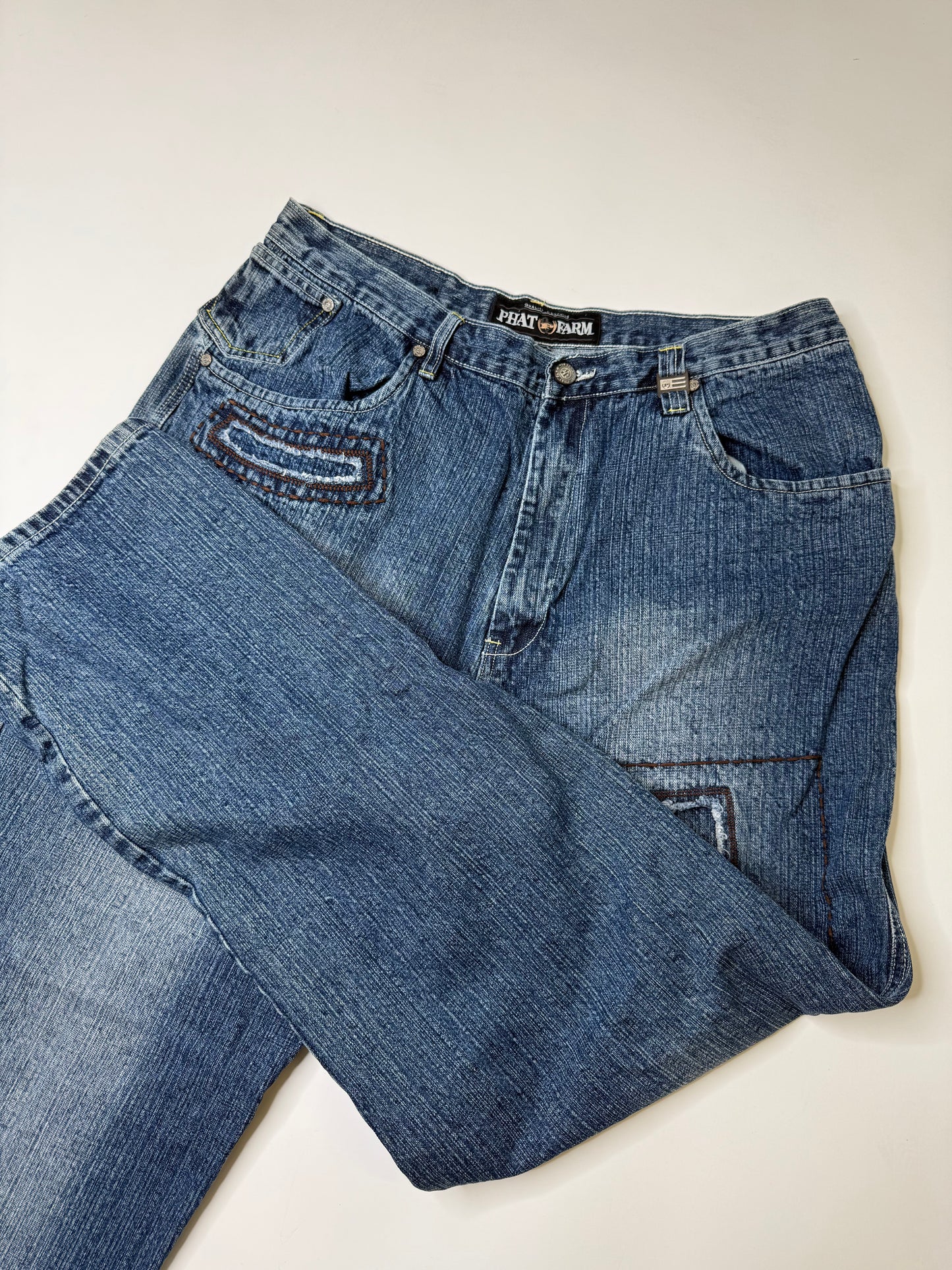 PHAT FARM CARPENTER JEANS BLUE (L-XL)