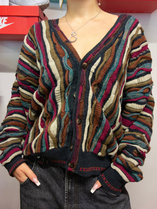 J. FERRAR COOGI STYLE CARDIGAN (XL)