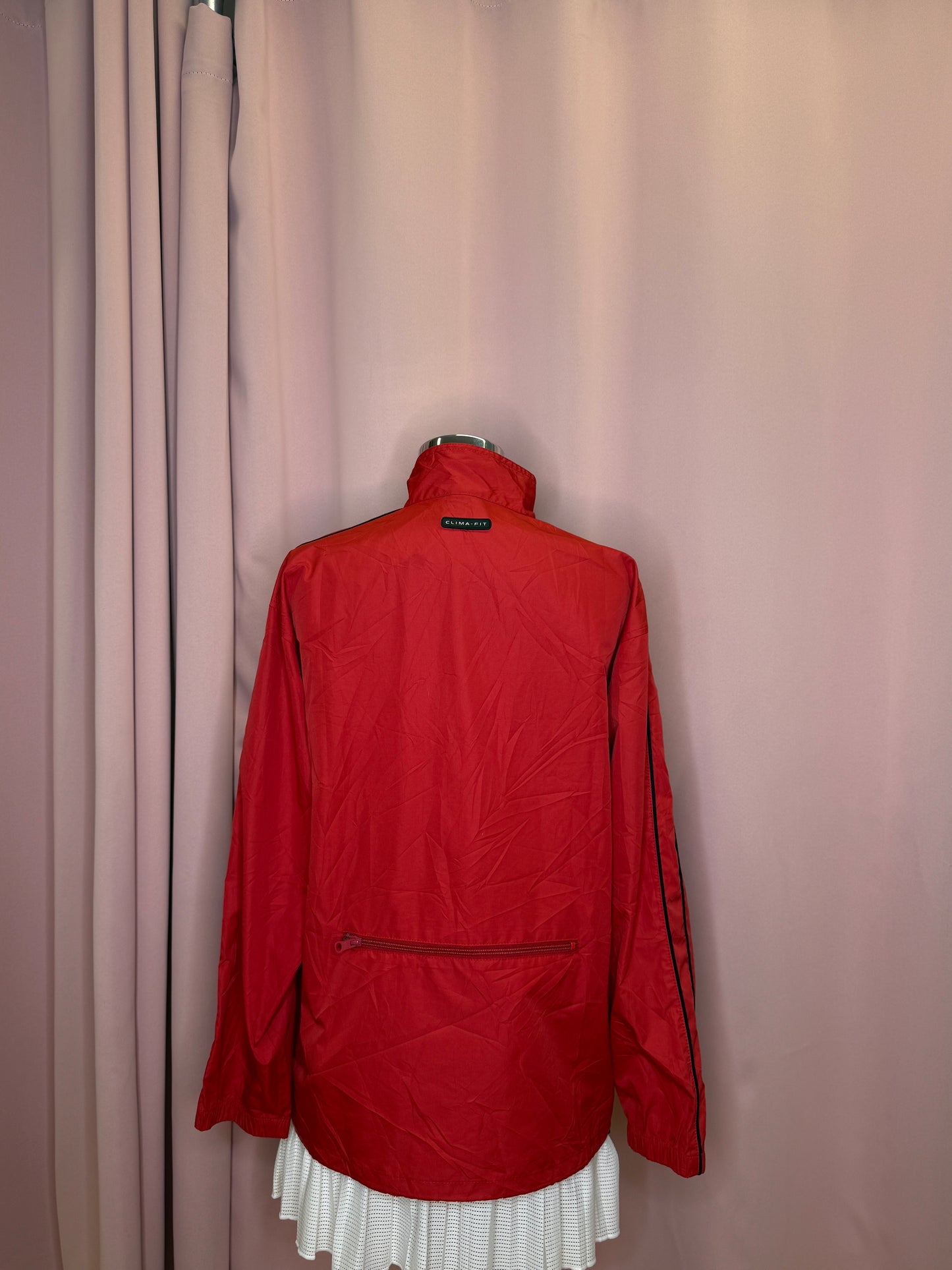 1990s NIKE RED TRACK ZIPPER (m. S)