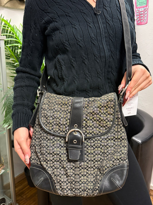 COACH SLINGBAG WITH REAL LEATHER