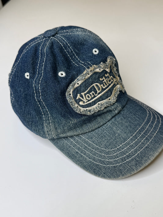 VON DUTCH DENIM VINTAGE CAP
