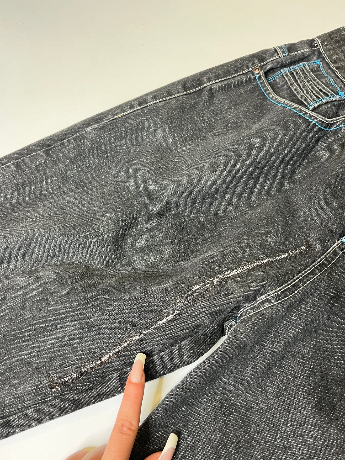 VINTAGE DADA BAGGY JEANS (w.34, L)