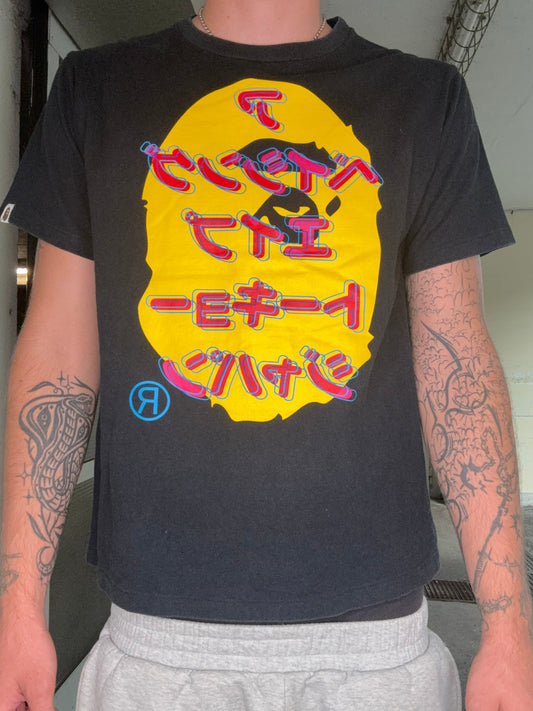 BAPE TOKYO JAPAN KATAKANA TEE – BLACK (M)