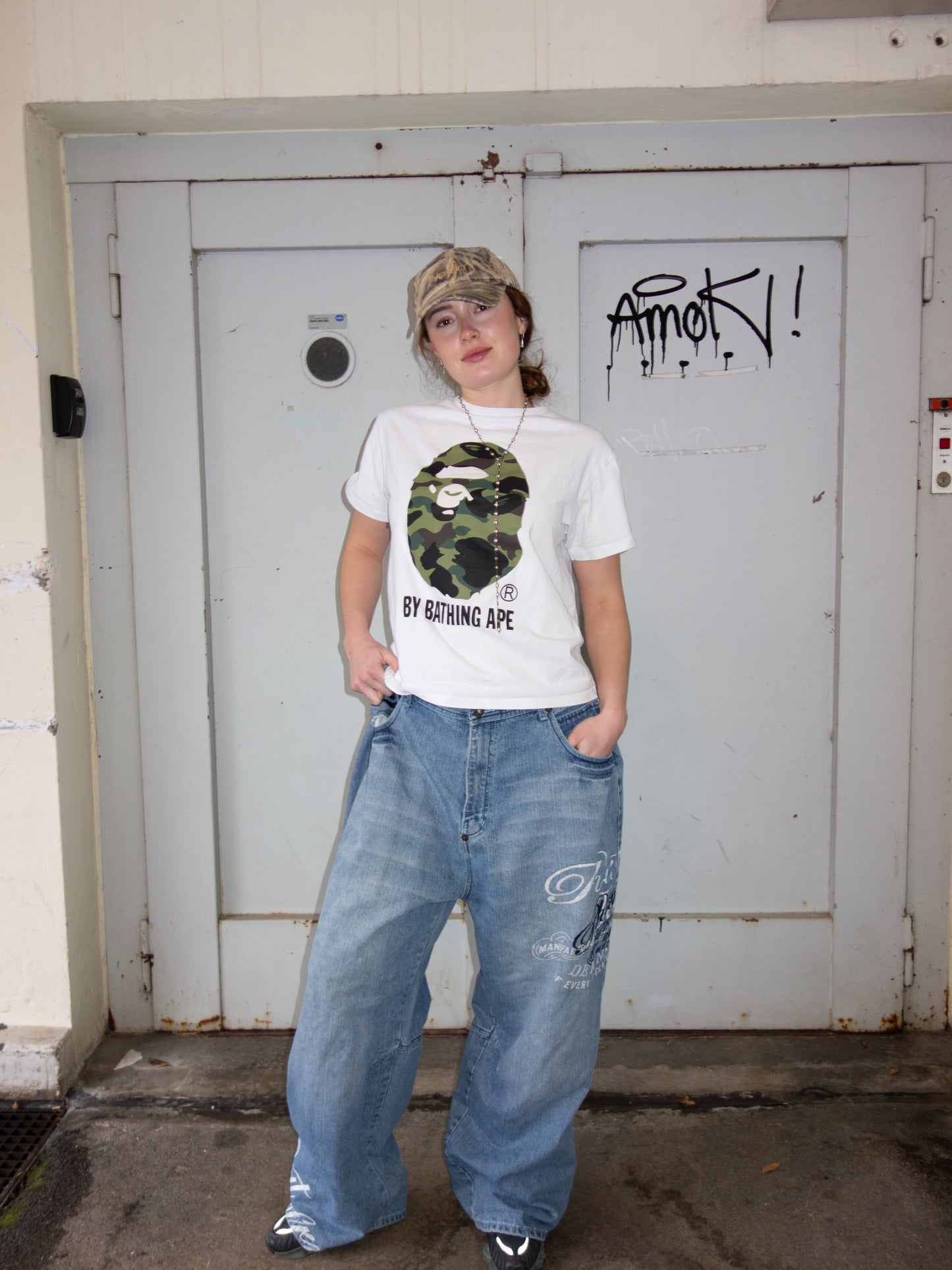 PHAT FARM 2004 BAGGY HIP-HOP JEANS (~XL)