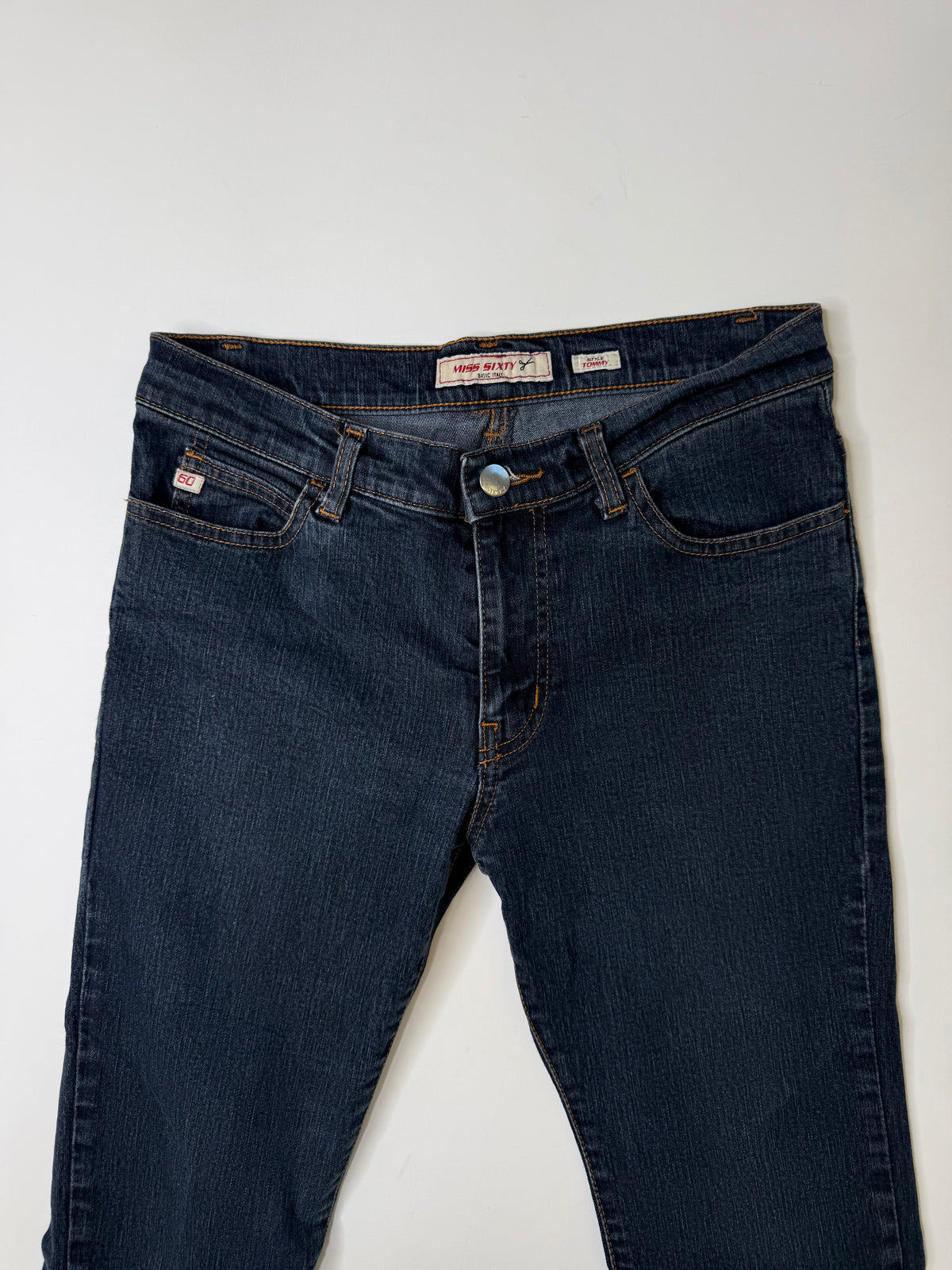MISS SIXTY TOMMY STYLE FLARED JEANS – DARK WASH (27)