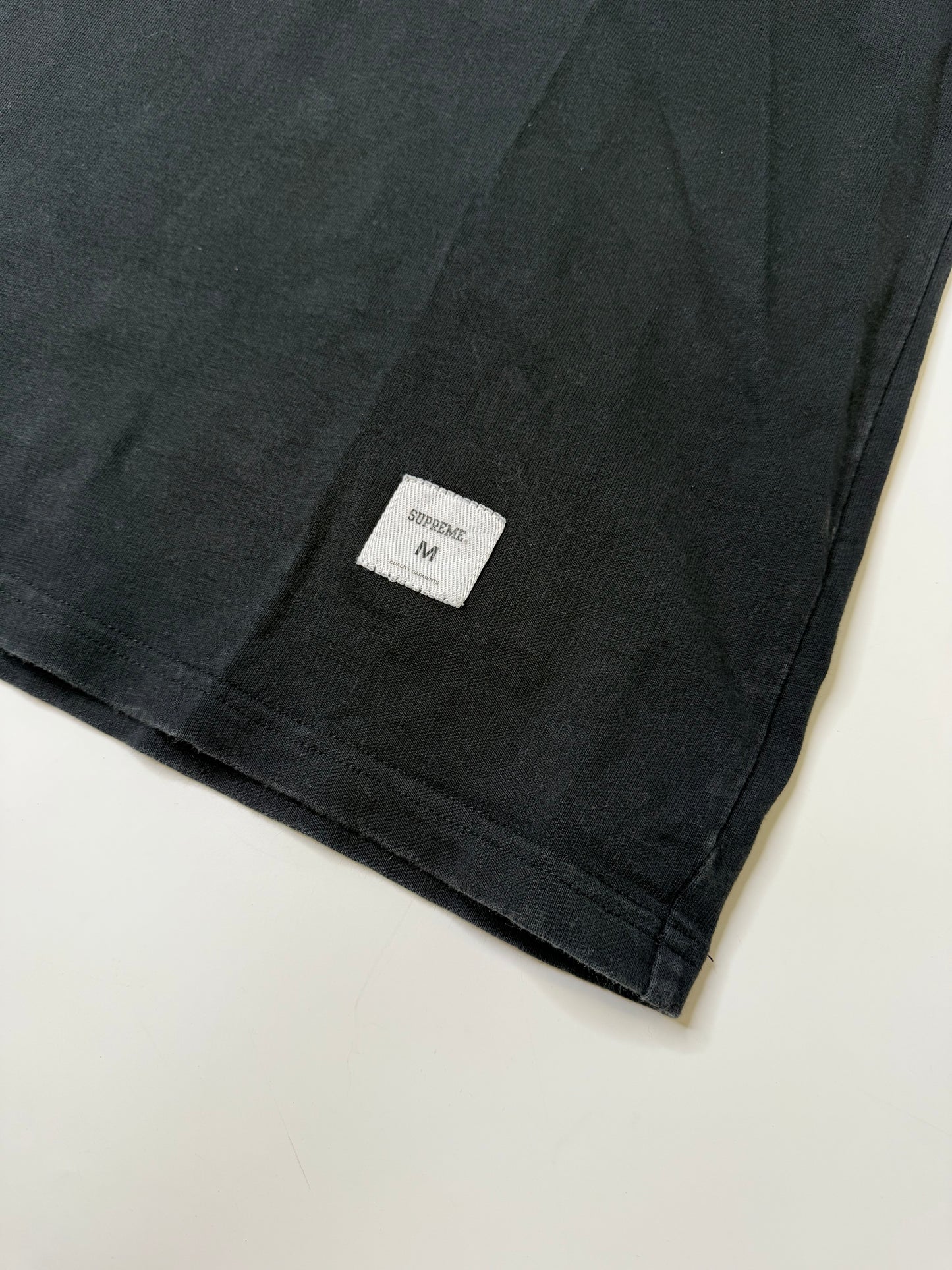 SUPREME STAR LOGO TEE BLACK (M)