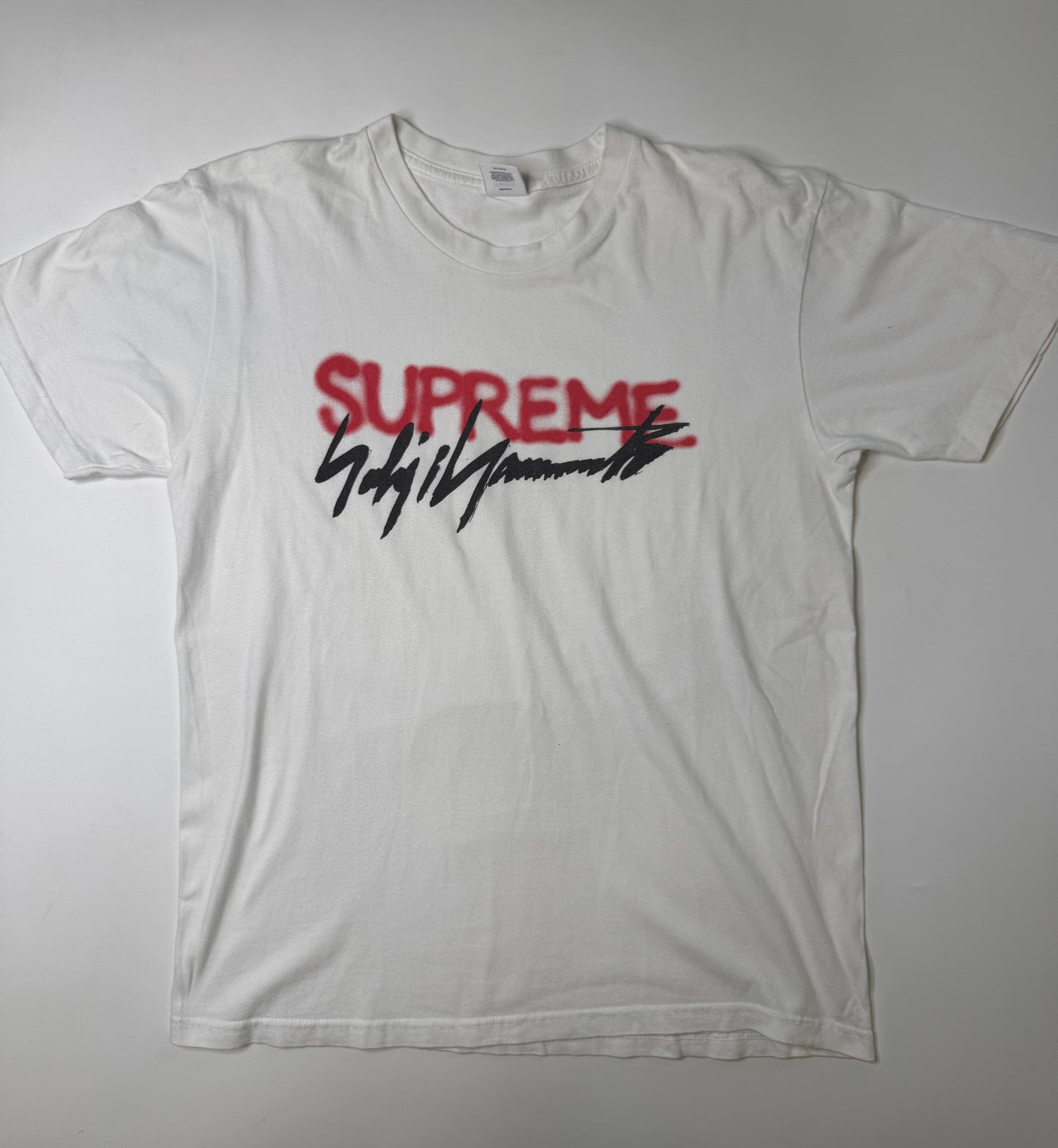 SUPREME X YOHJI YAMAMOTO TEE WHITE (M)