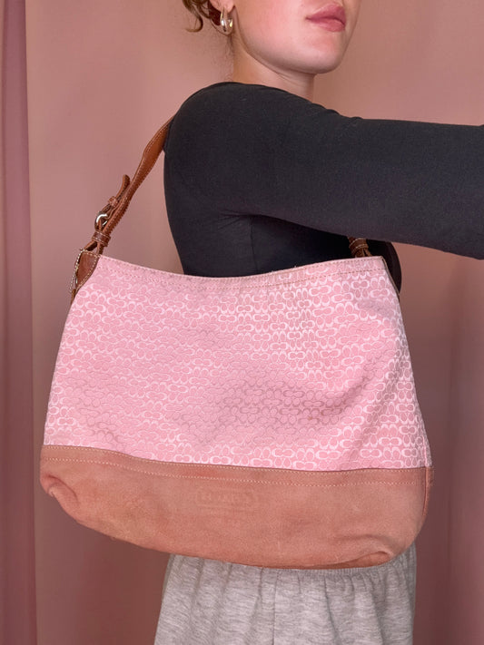 COACH MONOGRAM PURSE PINK