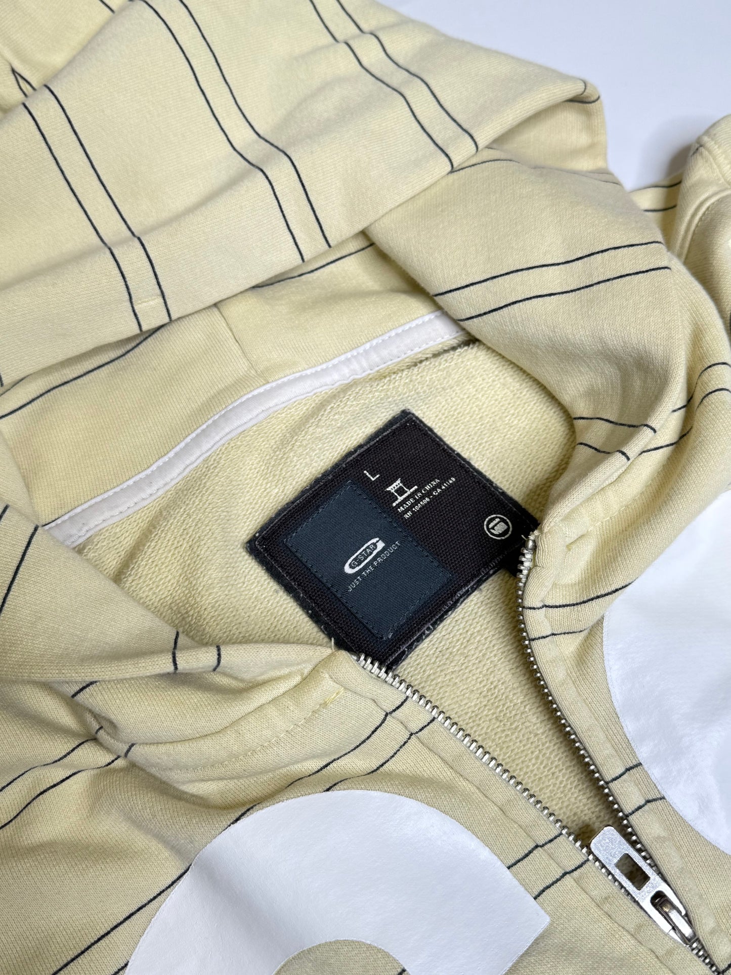 VINTAGE STRIPED G STAR ZIPPPER