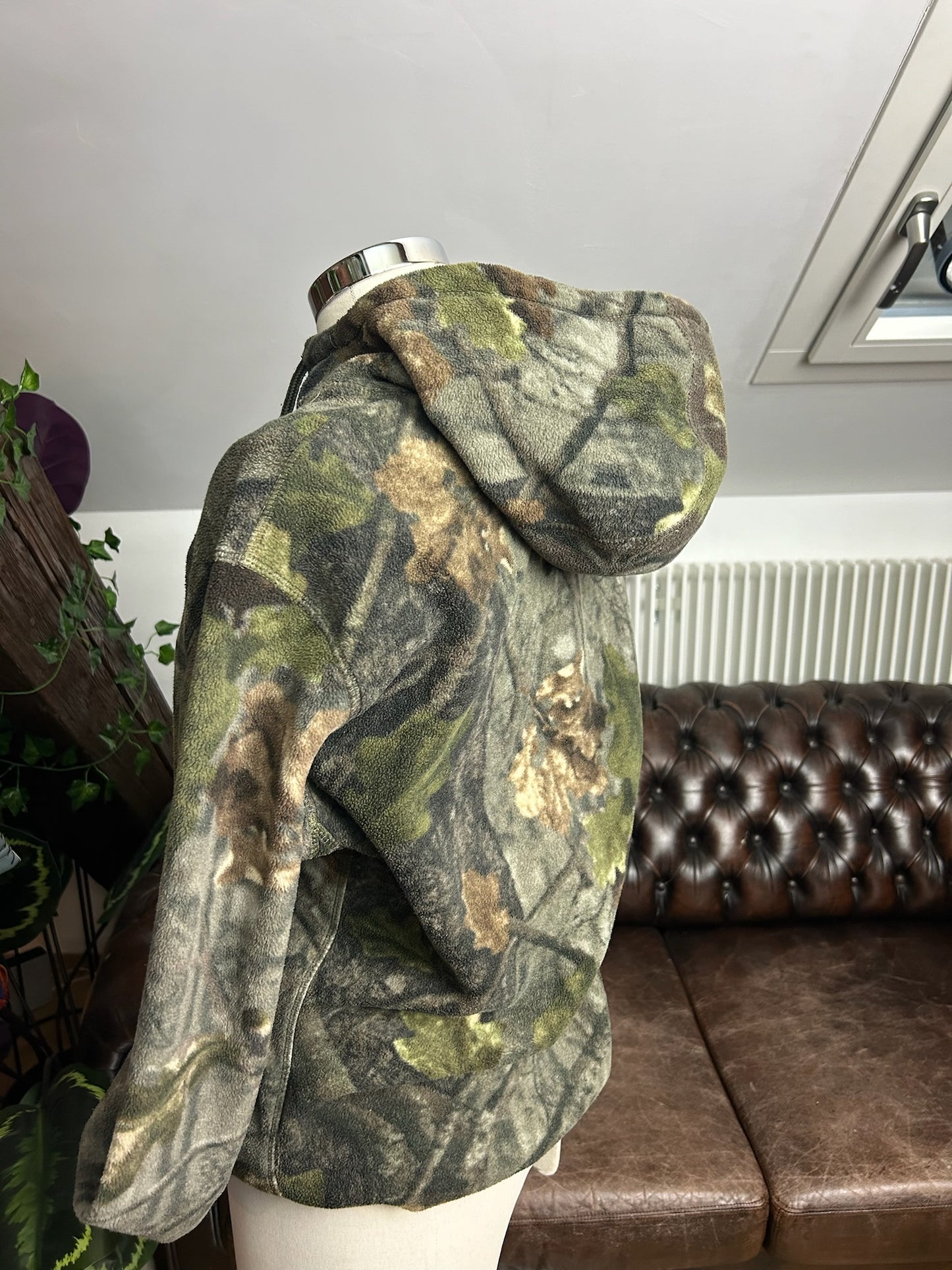 CAMO FLEECE HOODIE (M)