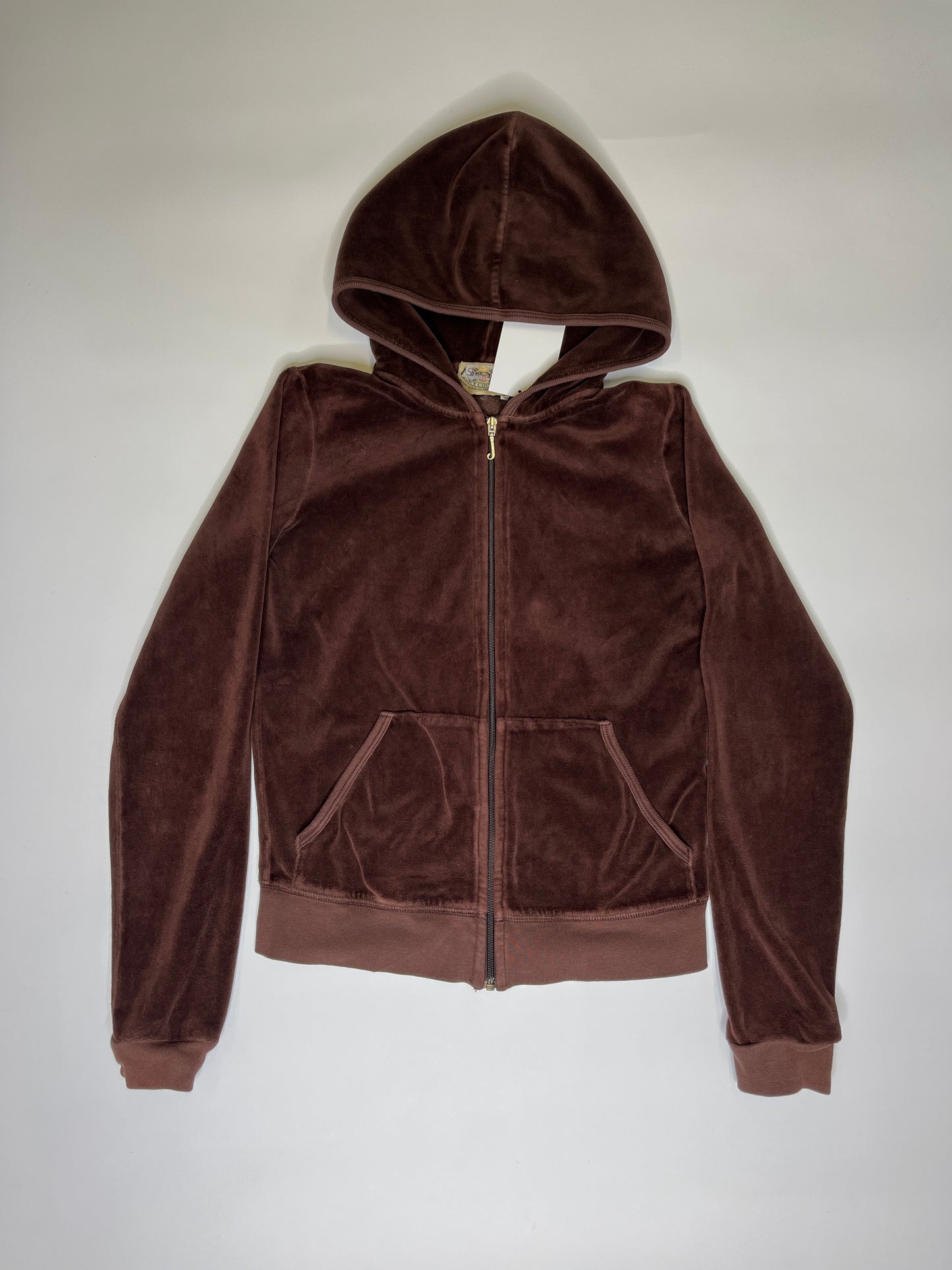 JUICY COUTURE ZIPPER BROWN 2000s (M)