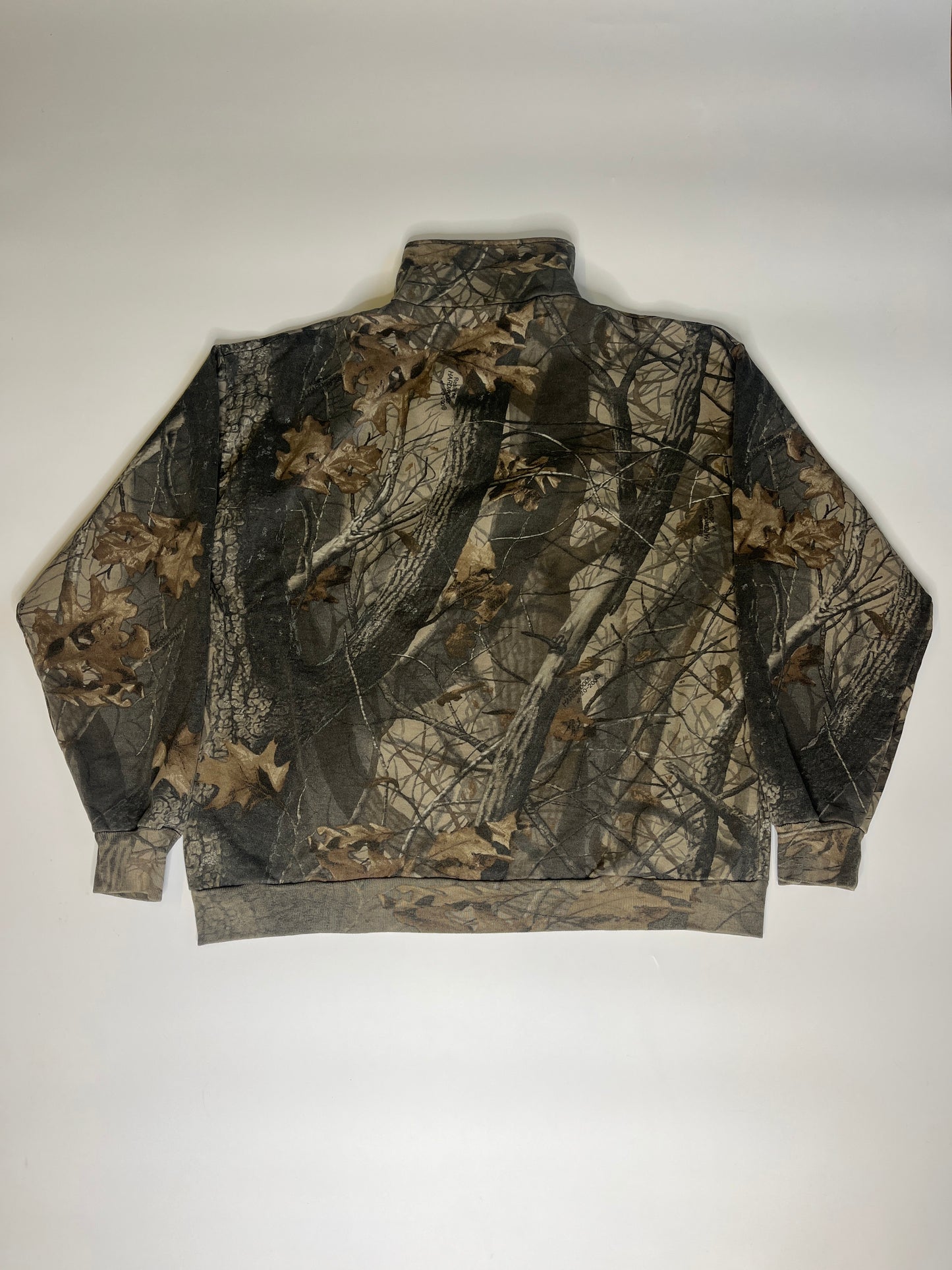 CAMO QUARTER ZIP SWEATER (~M)