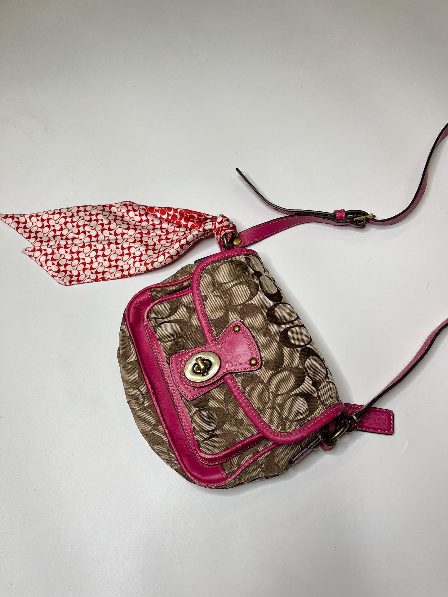 COACH CROSSBODY PURSE PINK