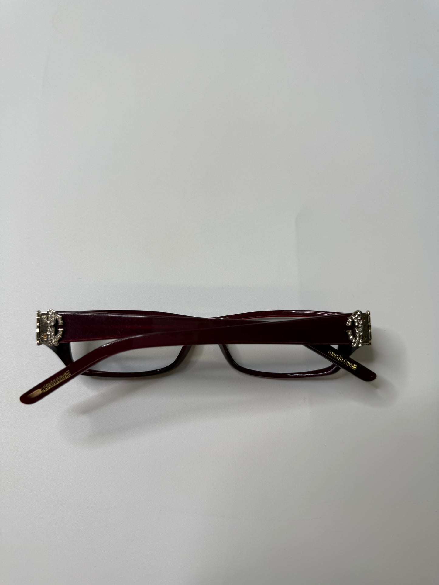ROBERTO CAVALLI VINTAGE CRYSTAL RC LOGO EYEGLASSES