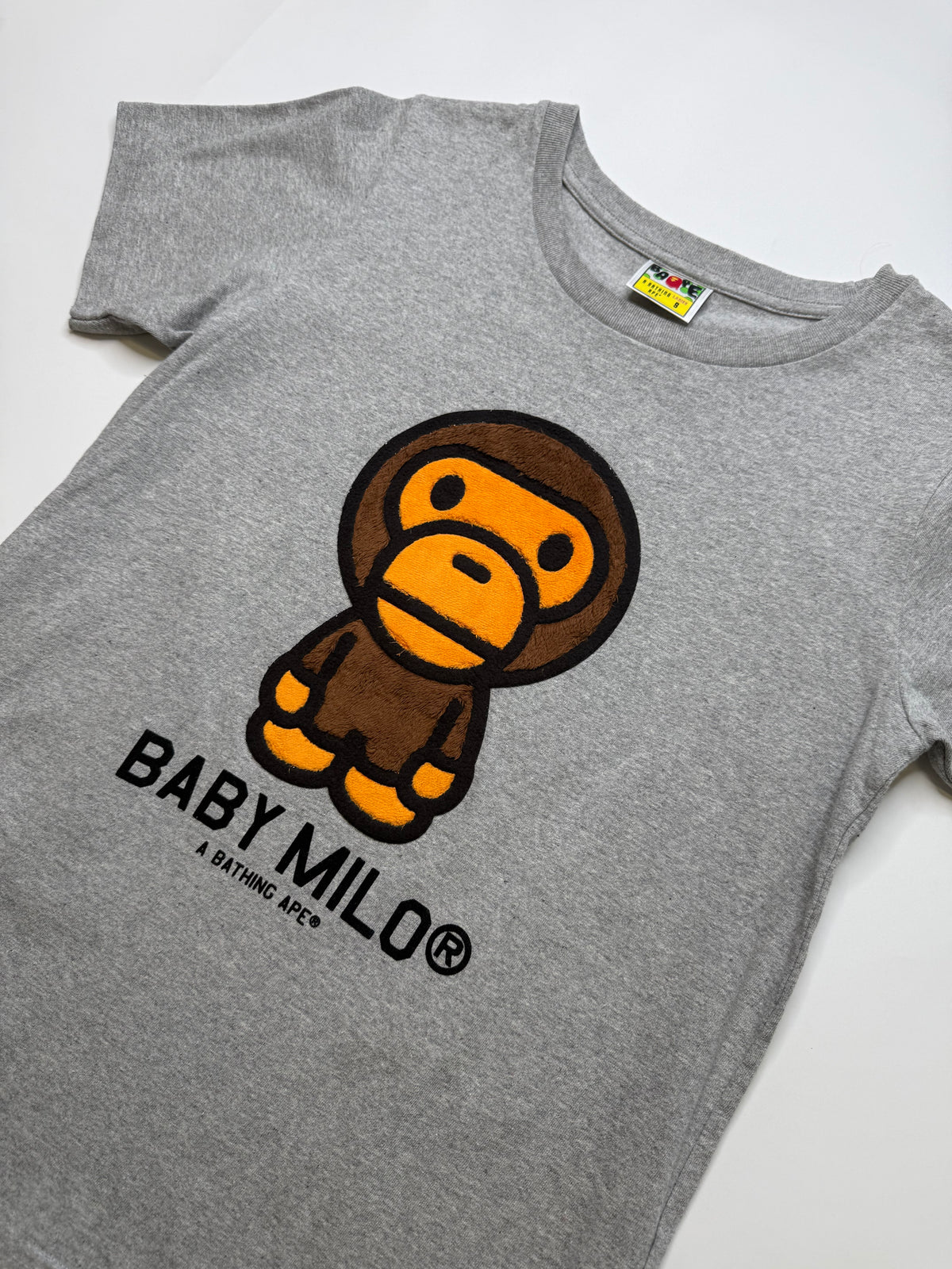 BAPE LADIES BABY MILO TEE – GREY (S)