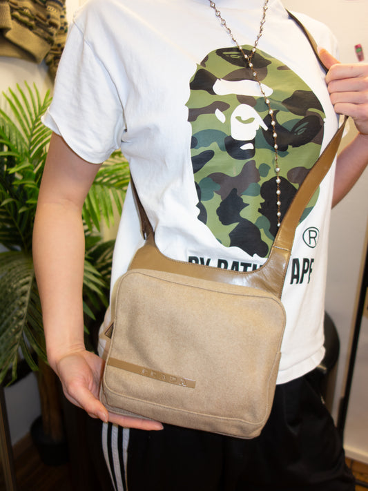 PRADA SUEDE BAG CROSSBODY