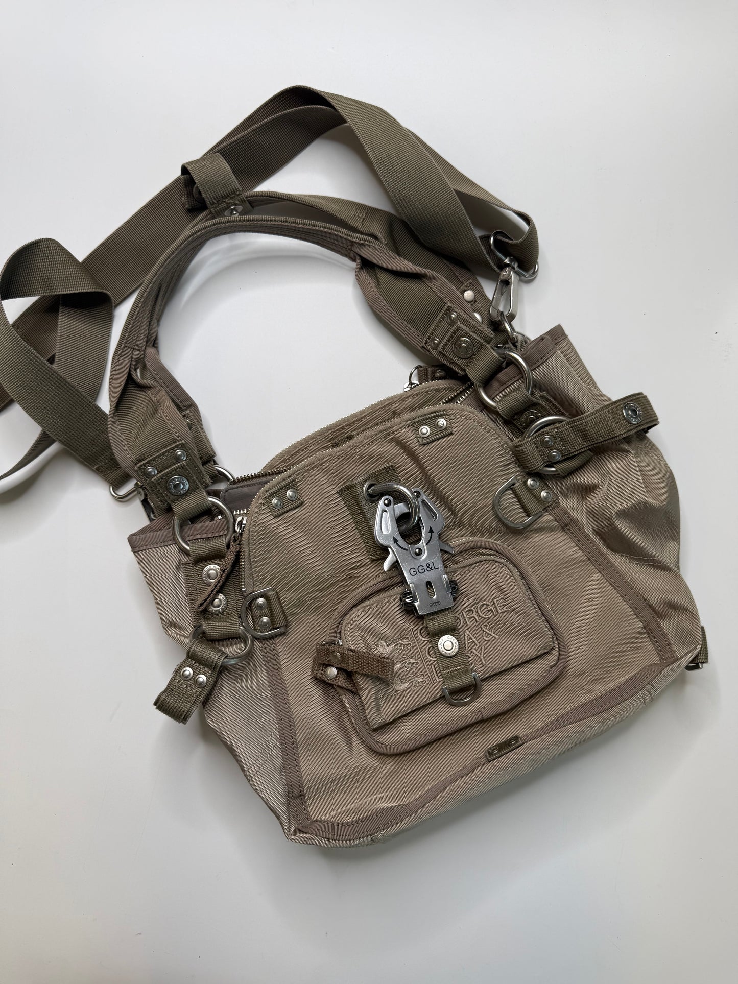 GEORGE GINA & LUCY VINTAGE UTILITY CROSSBODY BAG "PRINCIPESSA"
