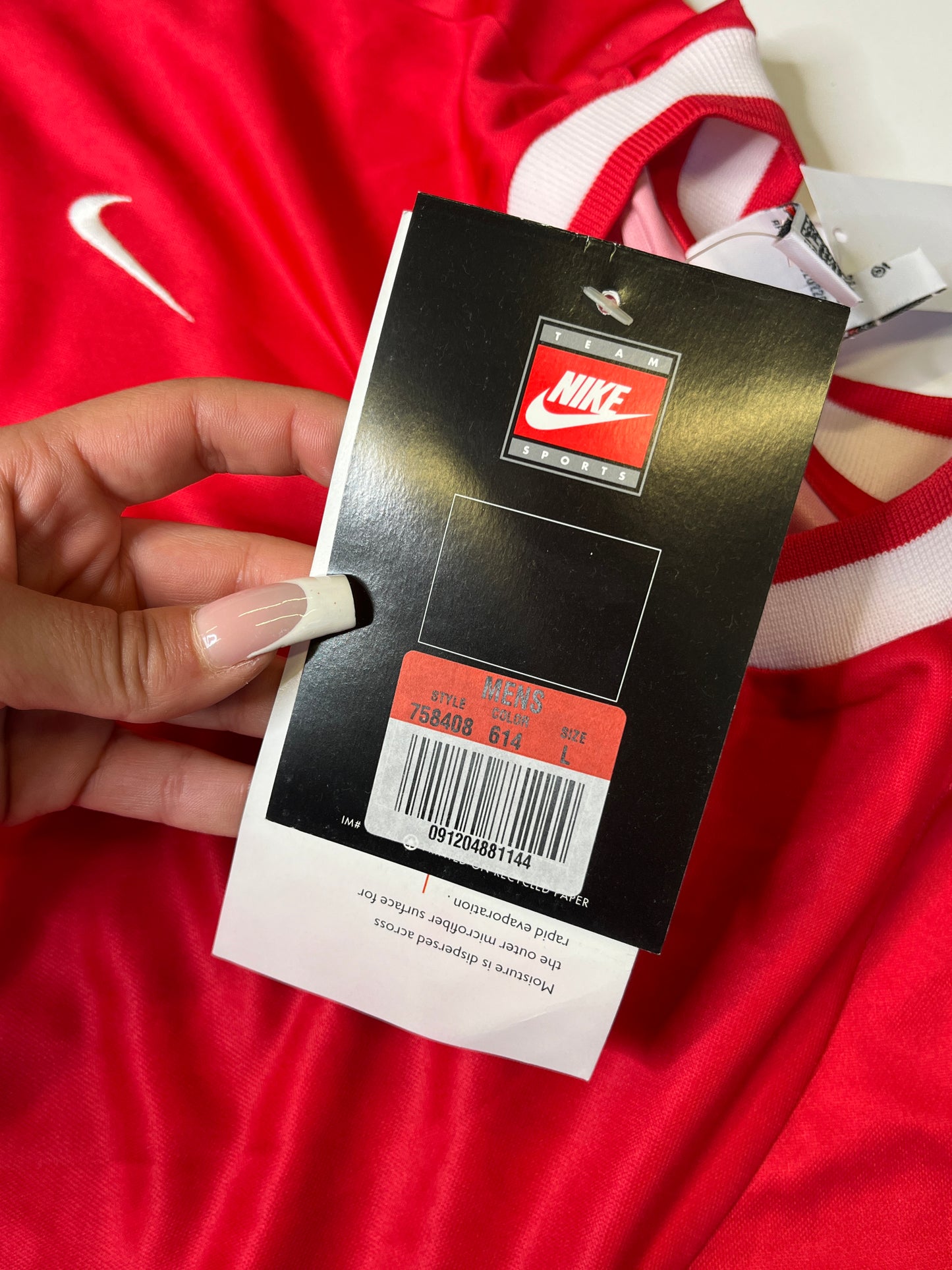 NIKE 1990S DEADSTOCK SHIRT WITH TAG (L)