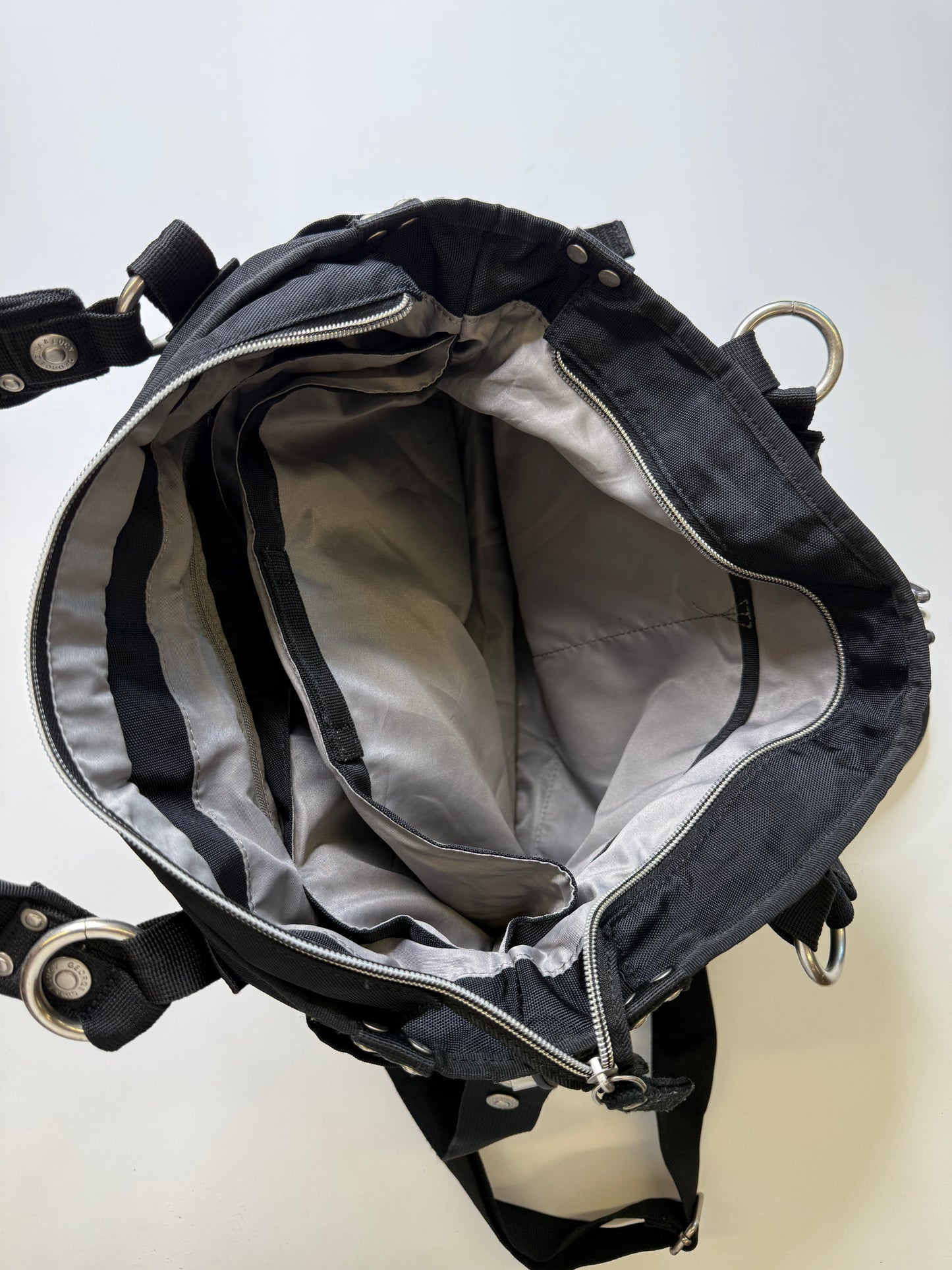 GEORGE GINA & LUCY NYLON TOTE – BLACK "BABY2ROCK"