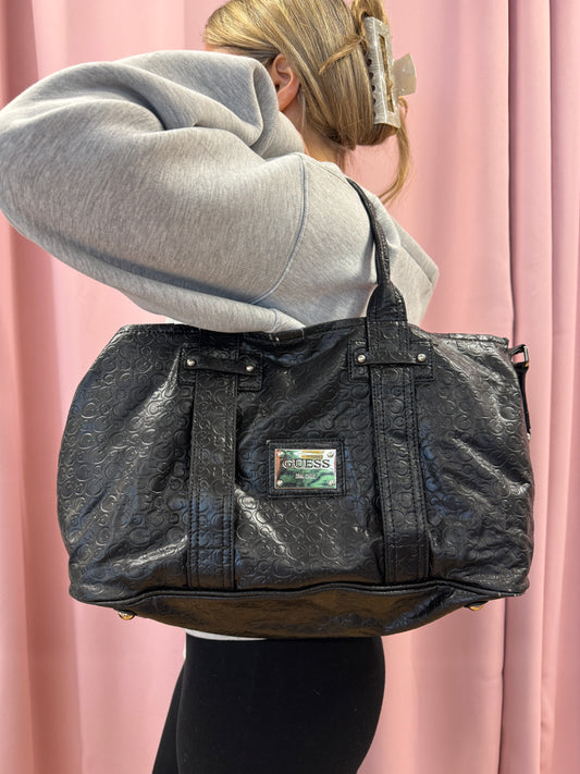 VINTAGE GUESS PURSE BLACK