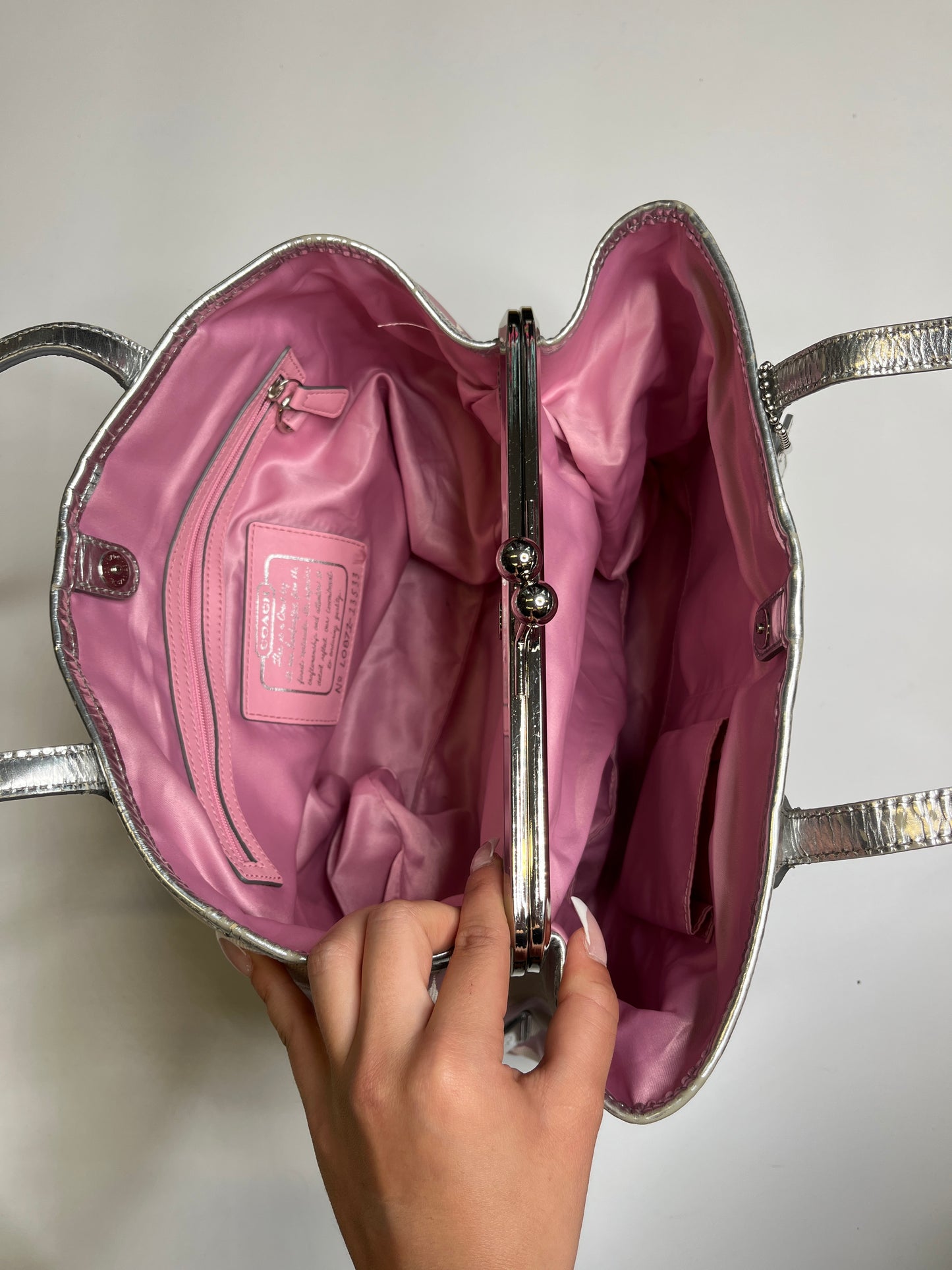 COACH MONOGRAM PURSE PINK