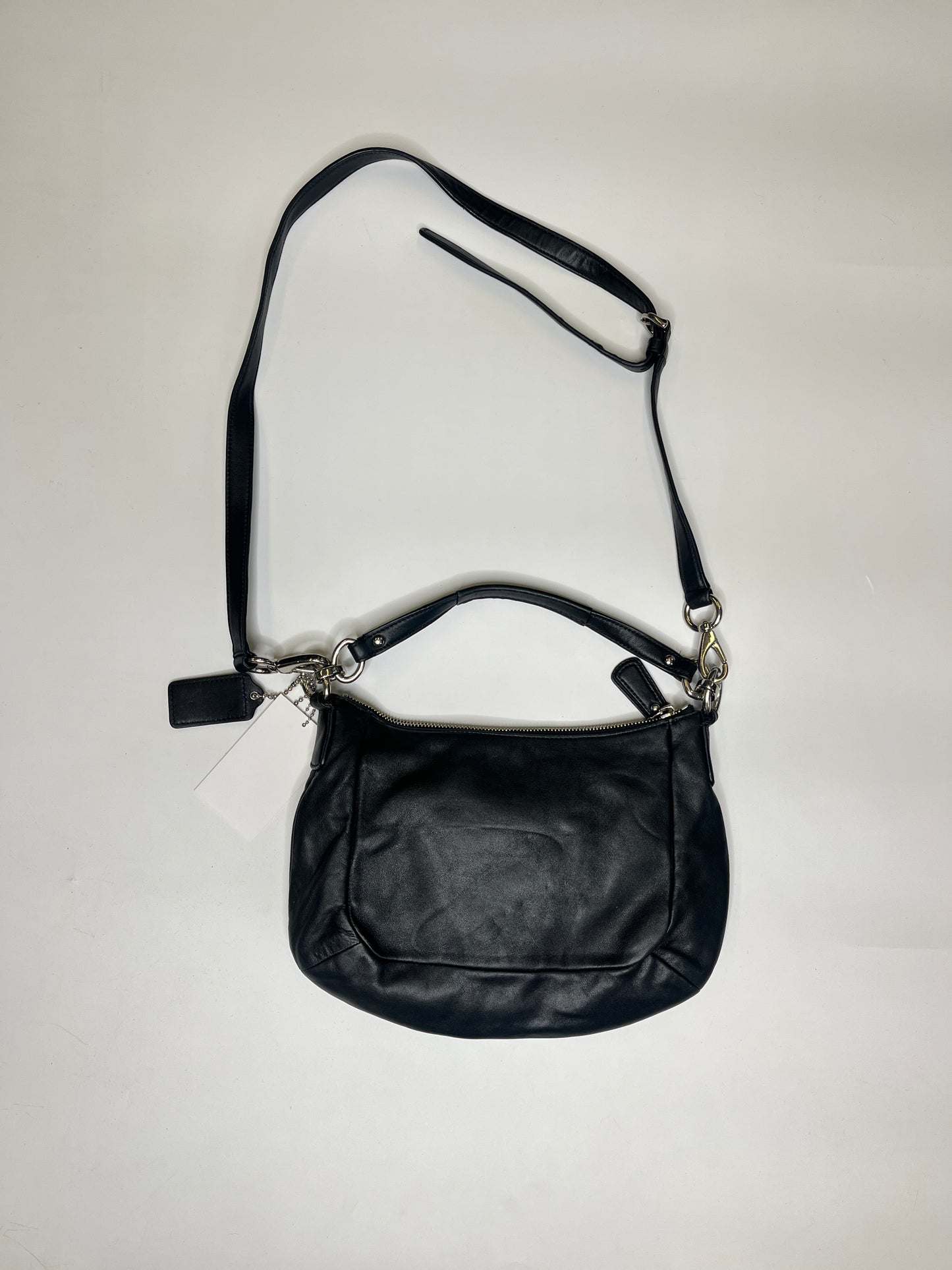 VINTAGE BLACK LEATHER COACH MINI PURSE