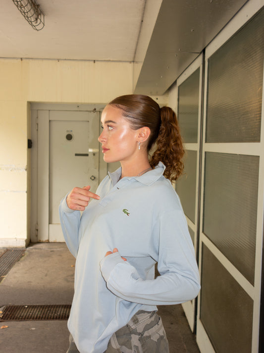 LACOSTE LONGSLEEVE BABYBLUE (~M)