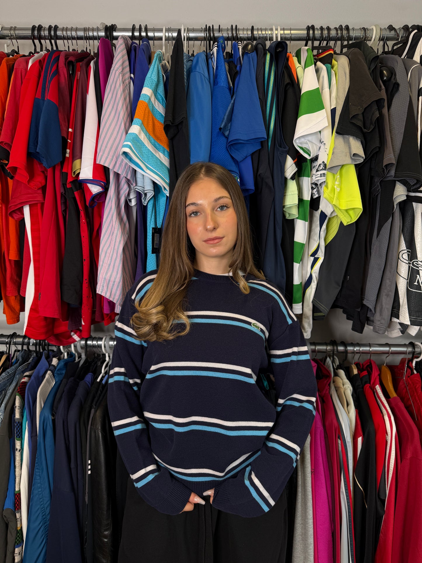 LACOSTE KNIT SWEATER (~M)