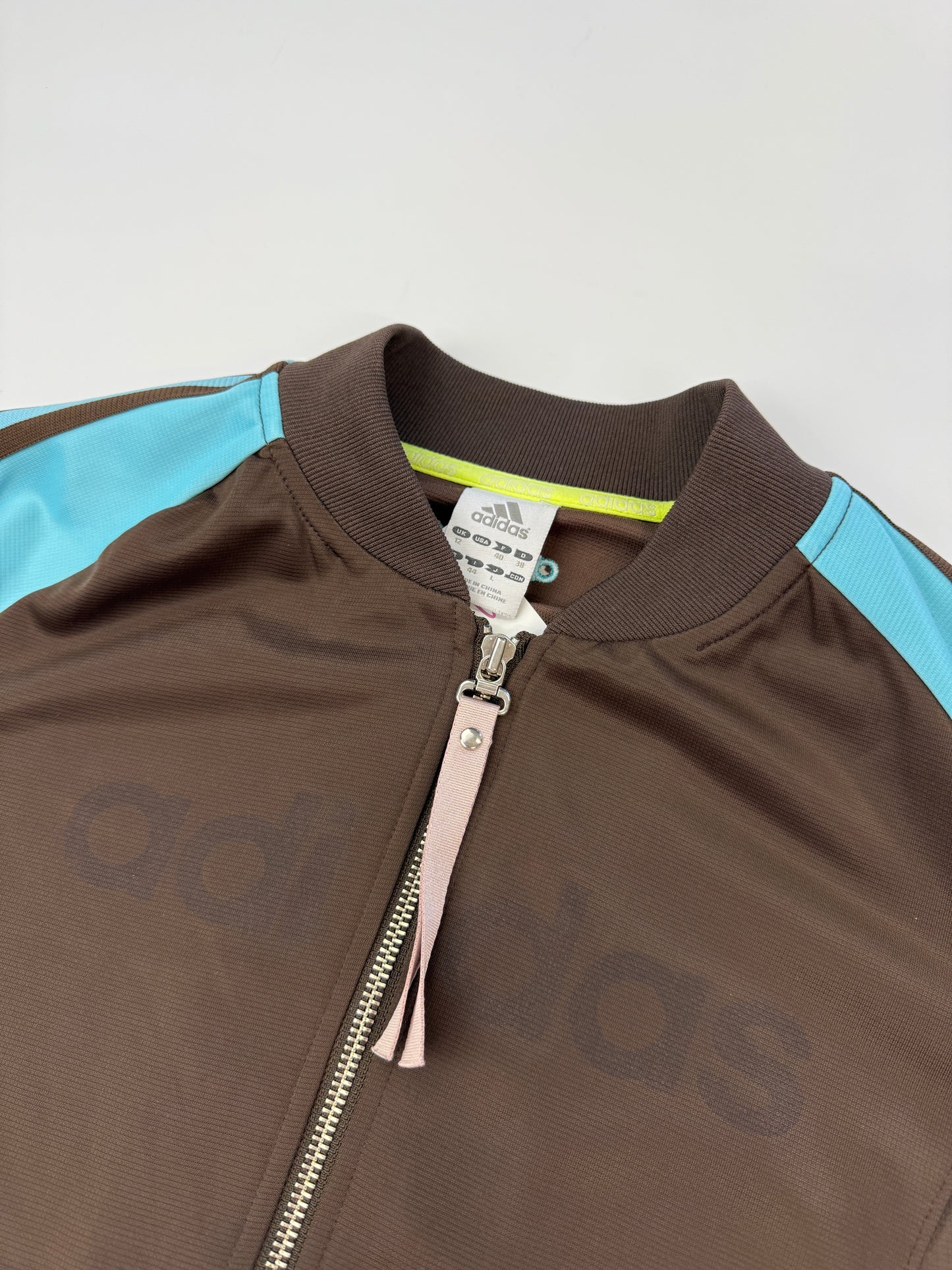 ADIDAS ZIPPER 2000s BLACK/BLUE (M)