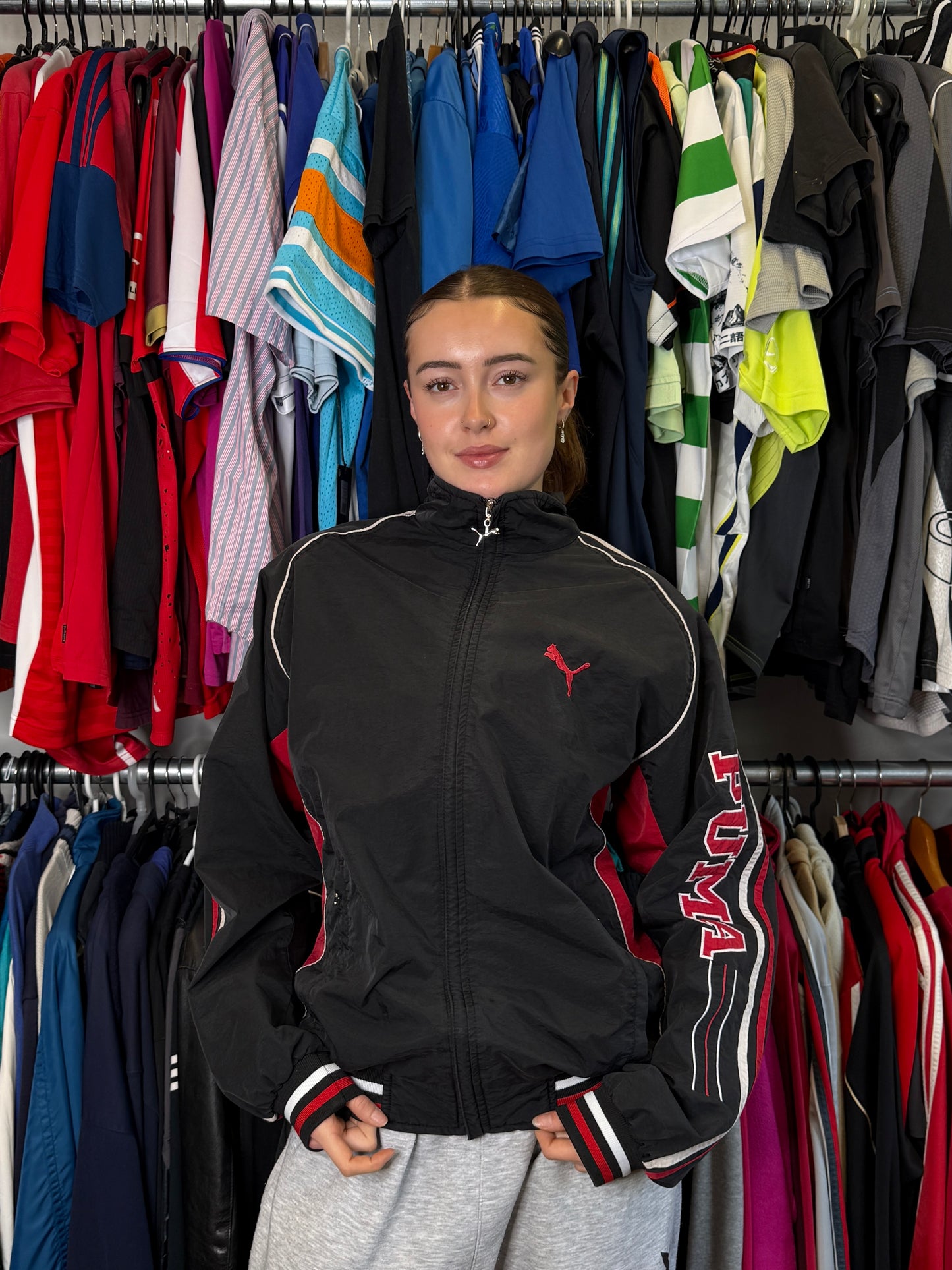 VINTAGE PUMA ZIPPER (M-L)