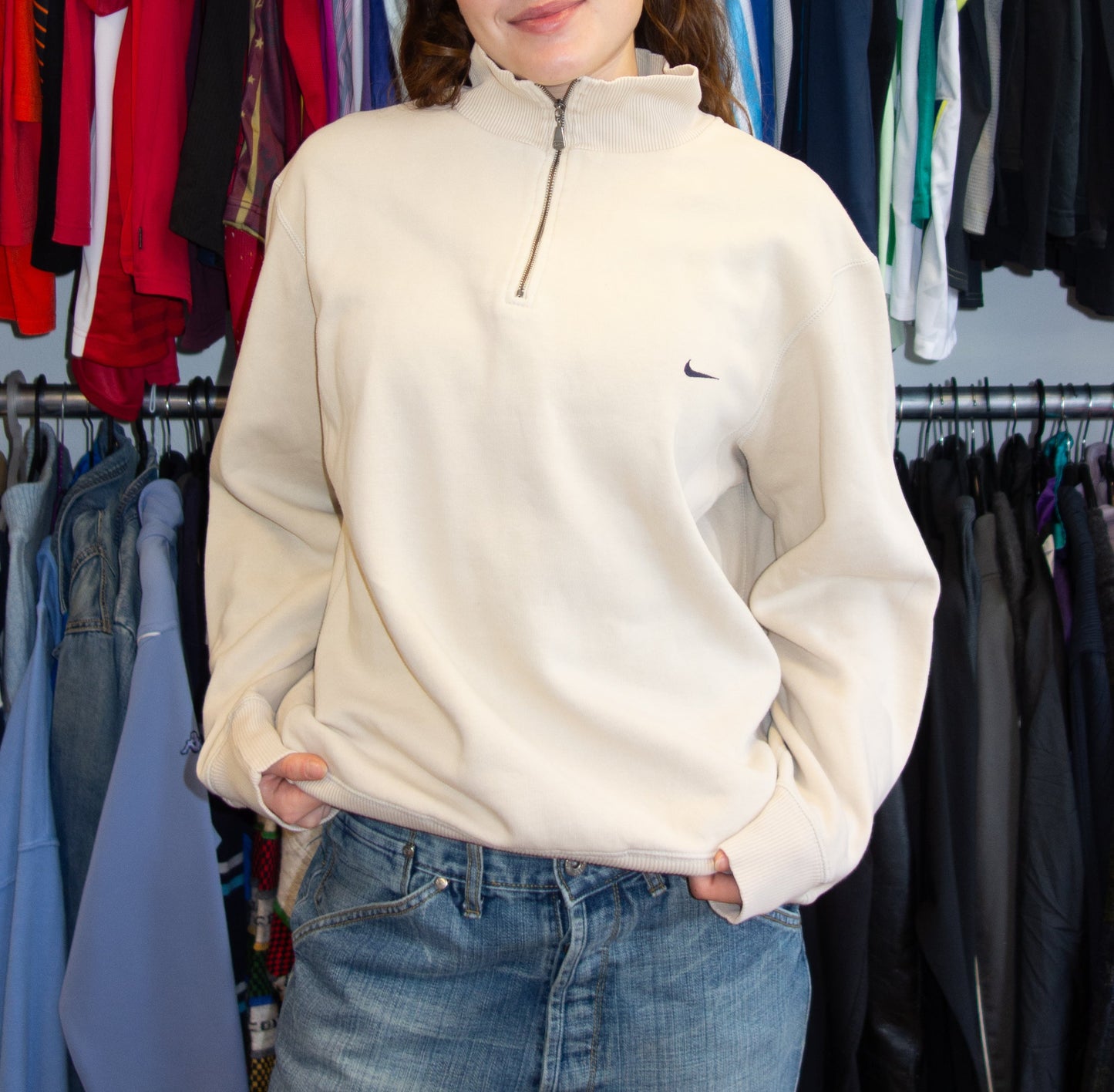 NIKE 2000s SWEATER (L)