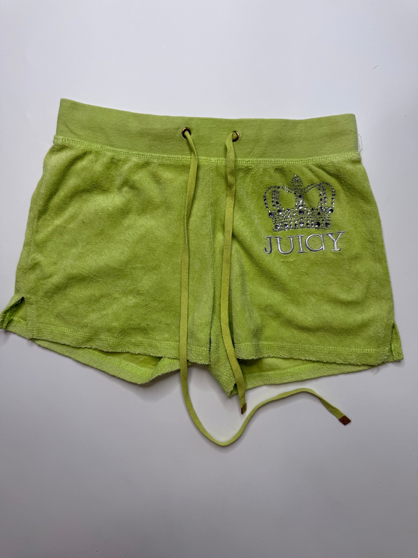 JUICY COUTURE TERRY SHORTS – LIME GREEN (S)