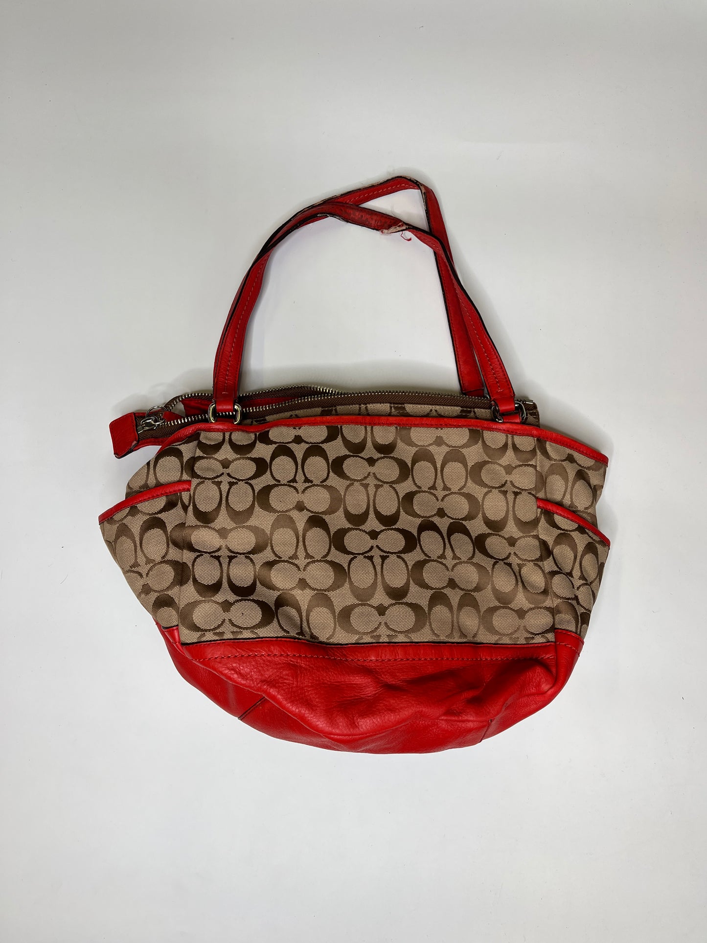COACH MONOGRAM PURSE RED