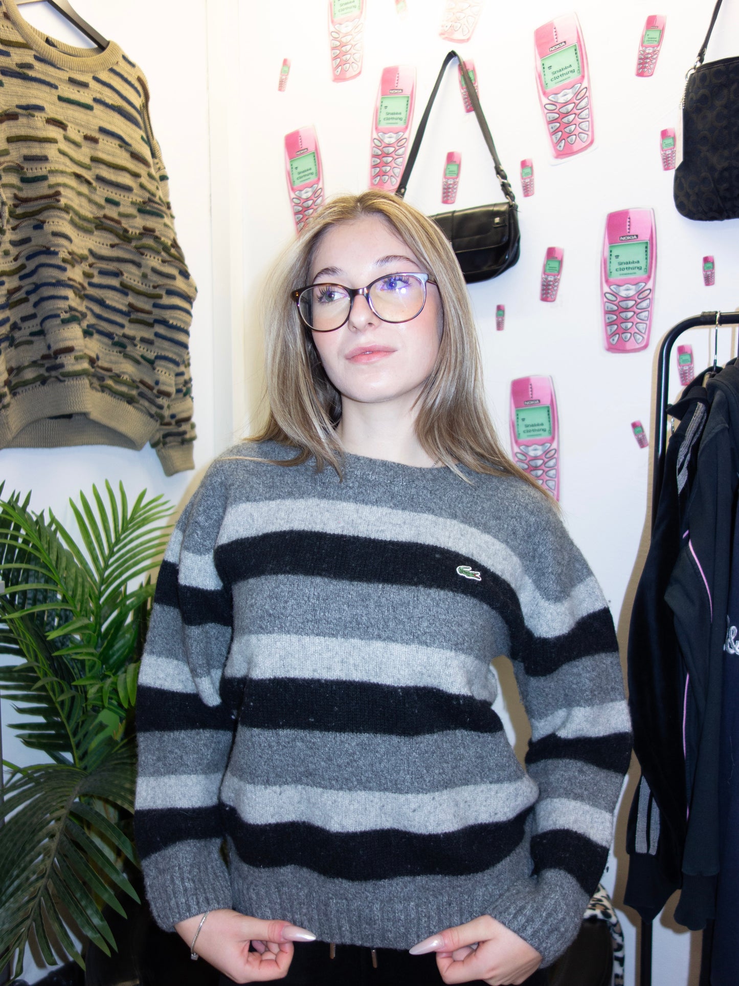 LACOSTE KNIT SWEATER (XS-S)