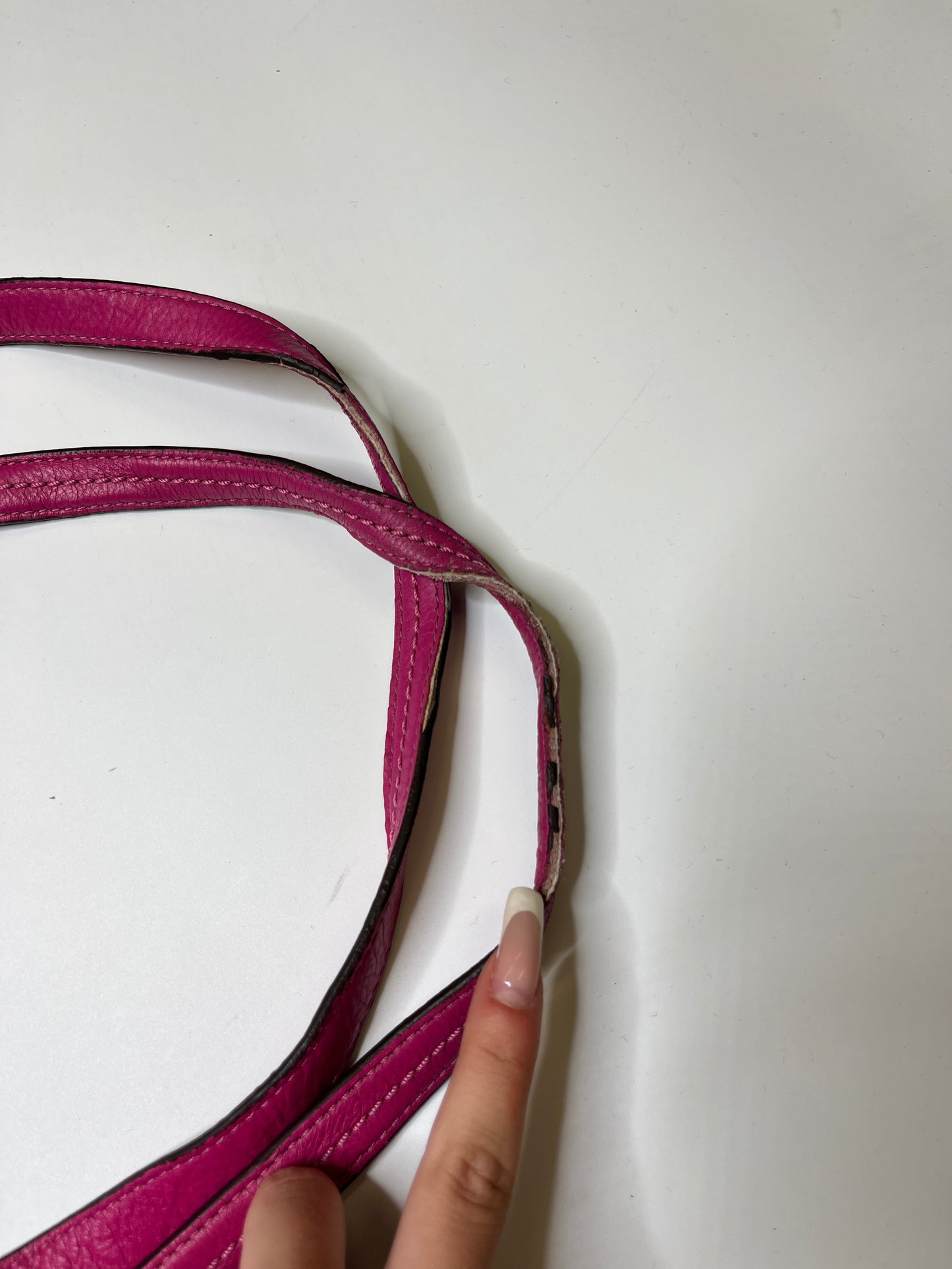 PINK LEATHER COACH PURSE