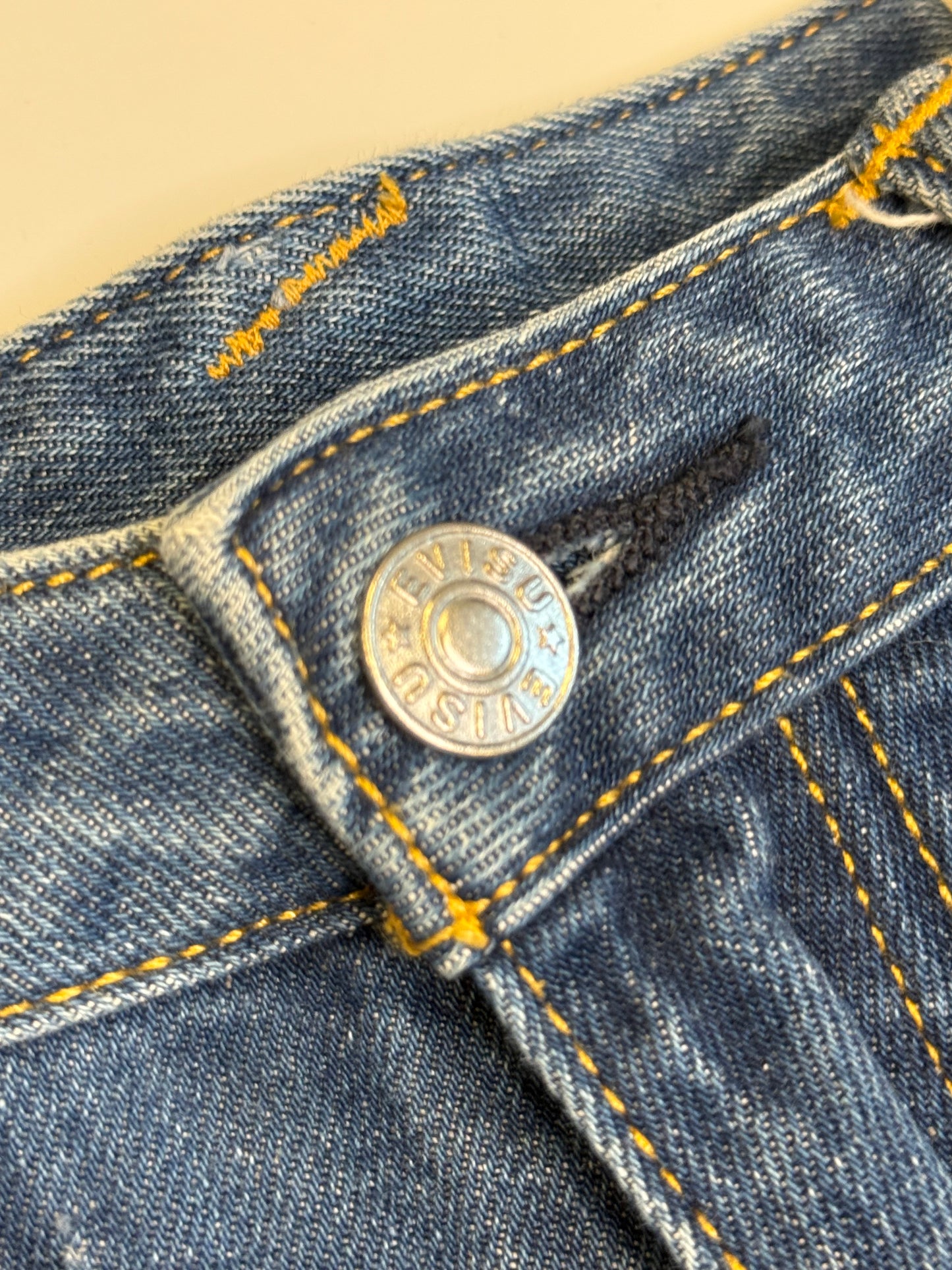 VINTAGE EVISU HOTPANTS (XS/S)