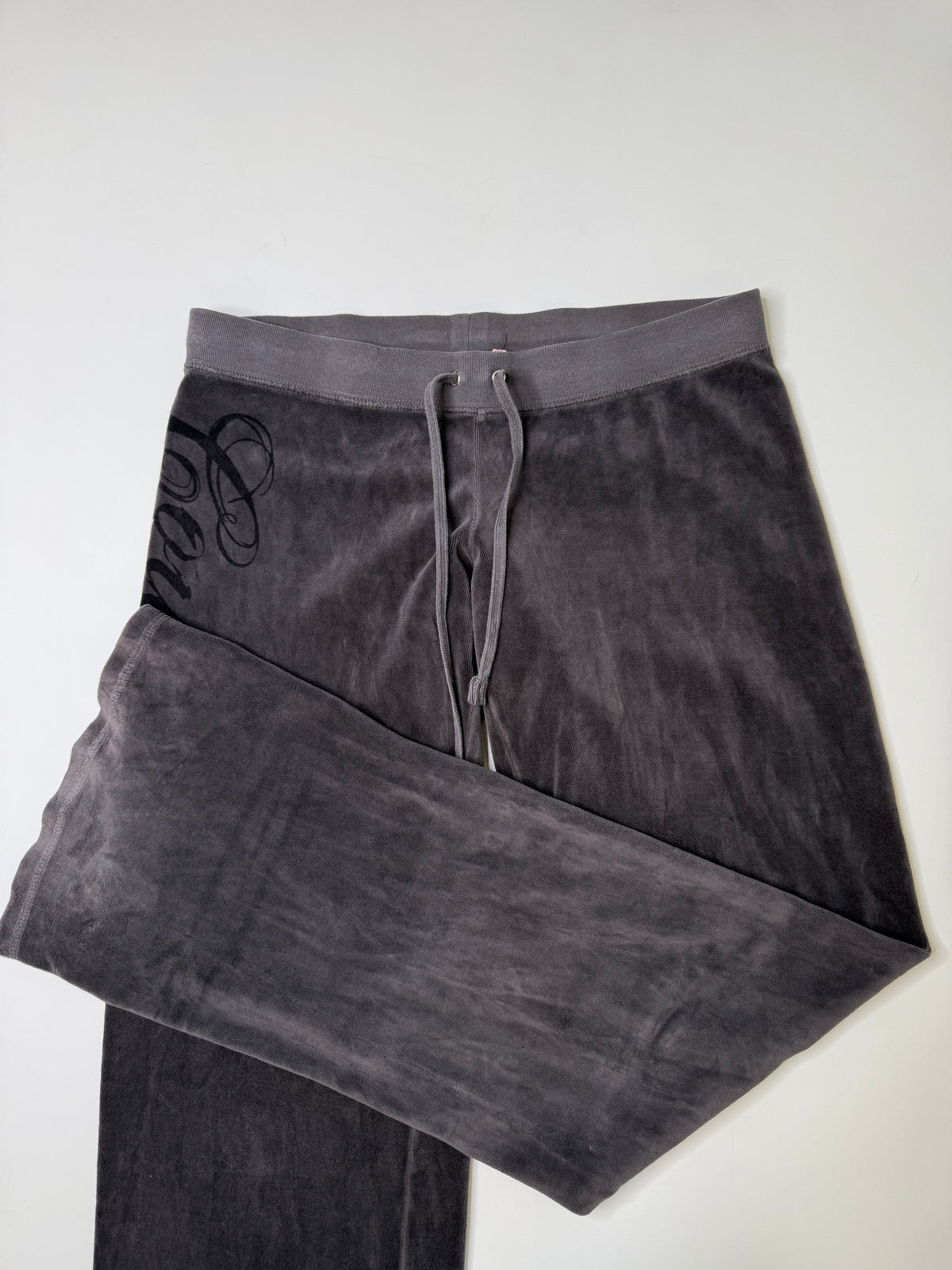 JUICY COUTURE VELOUR SWEATPANTS (GREY) (M)