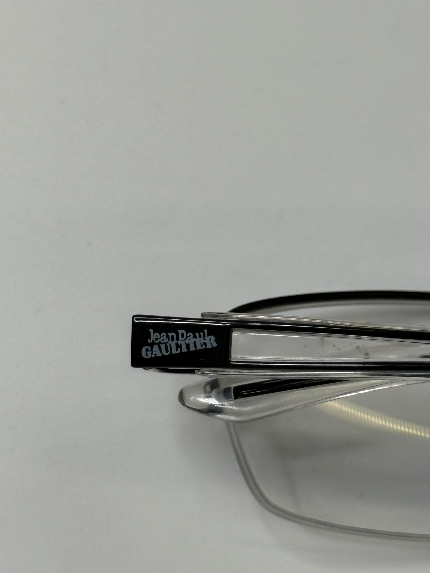 JEAN PAUL GAULTIER VINTAGE TITANIUM HALF-RIM OPTICAL FRAMES