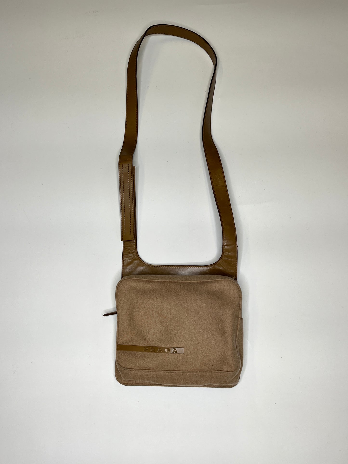 PRADA SUEDE BAG CROSSBODY