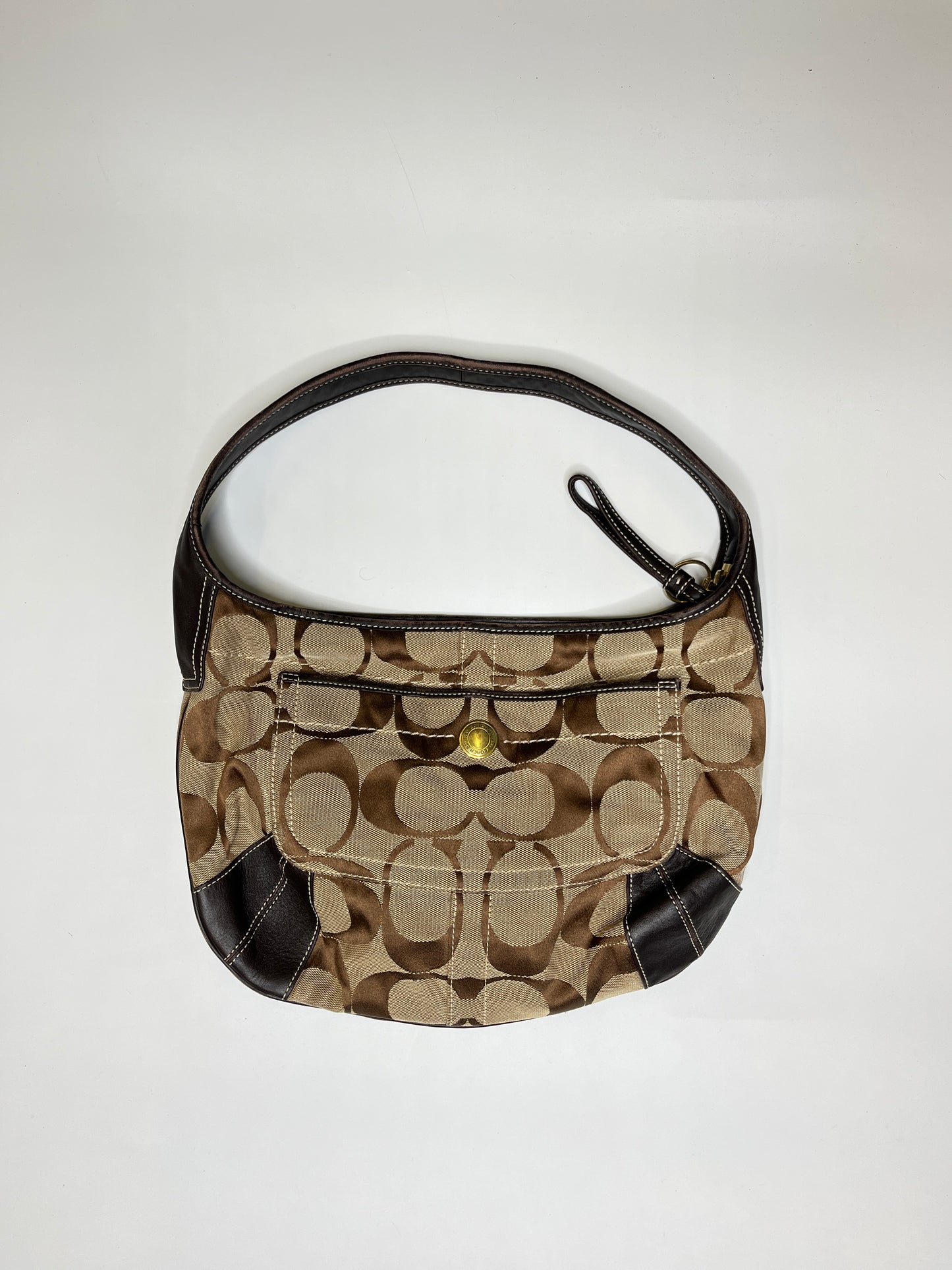 COACH MONOGRAM PURSE LEATHER