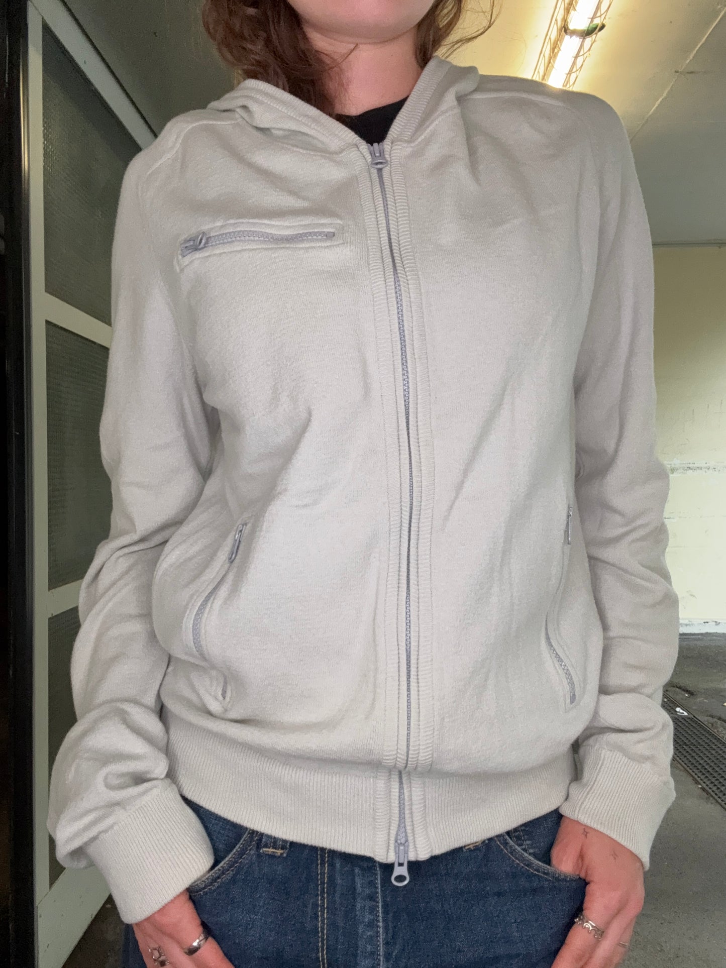 VINTAGE EMPORIO ARMANI ZIP JACKET (L)