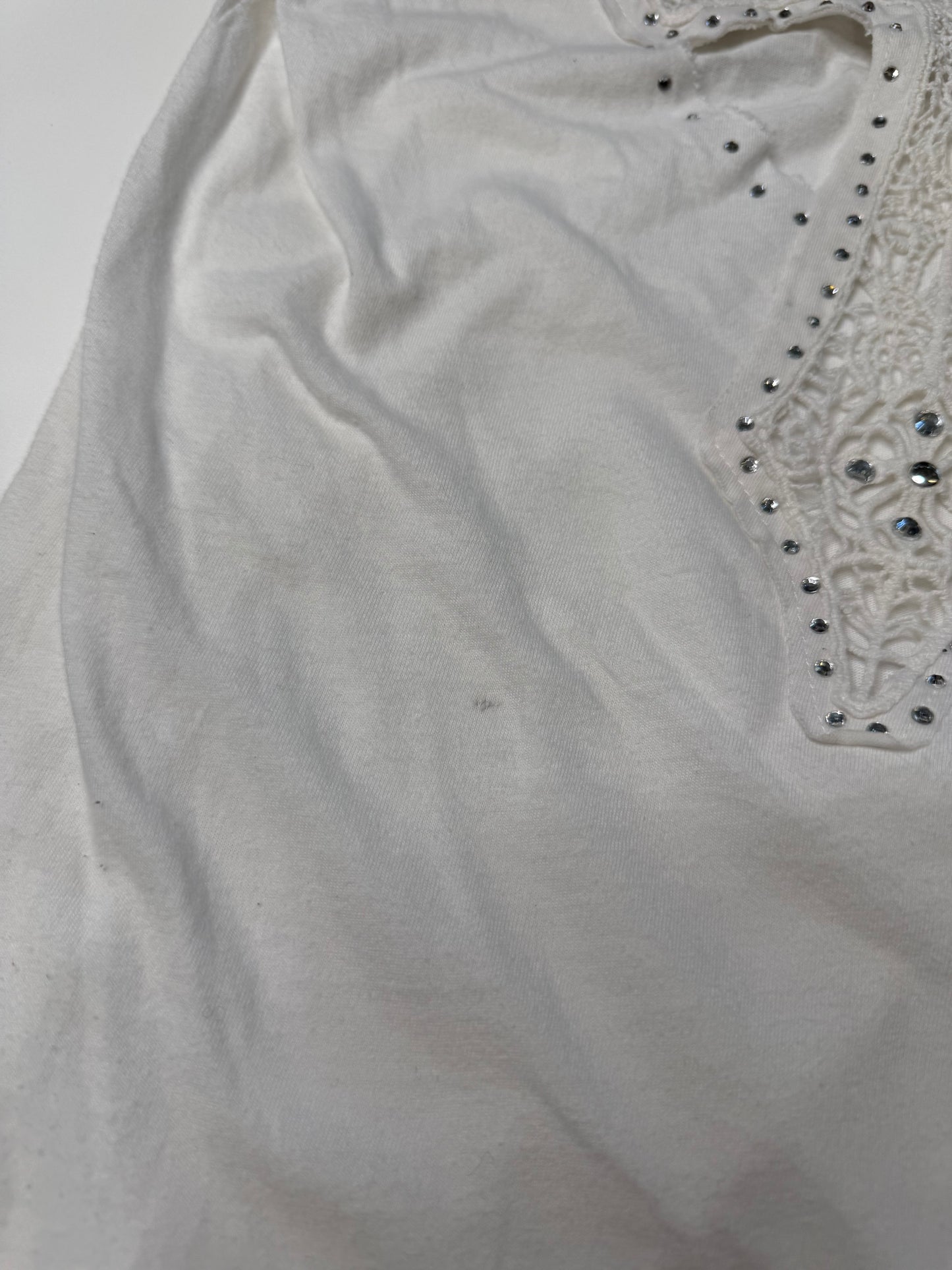 SINFUL GOTHIC LOGO TEE (WHITE) (L)