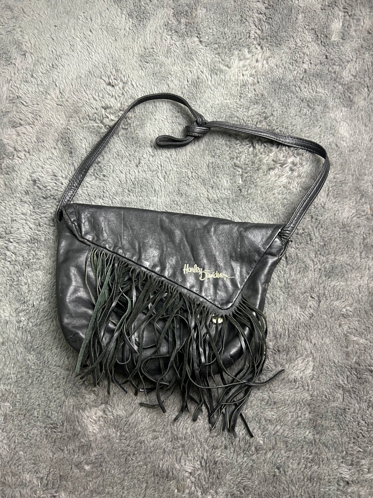 HARLEY DAVIDSON LEATHER BAG